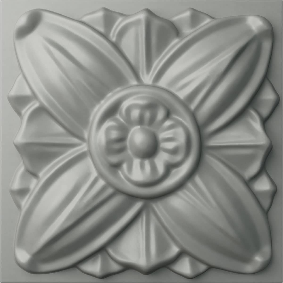 Ekena Millwork ROS08X08FA Fairfax 3.125-in x 3.125-in Square Unfinished Polyurethane Rosette