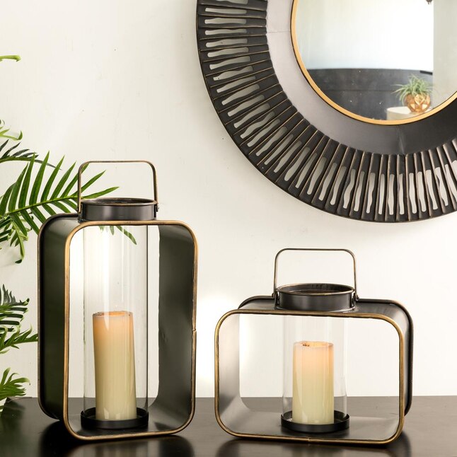 Glitzhome Lantern Candle Holder at Lowes.com
