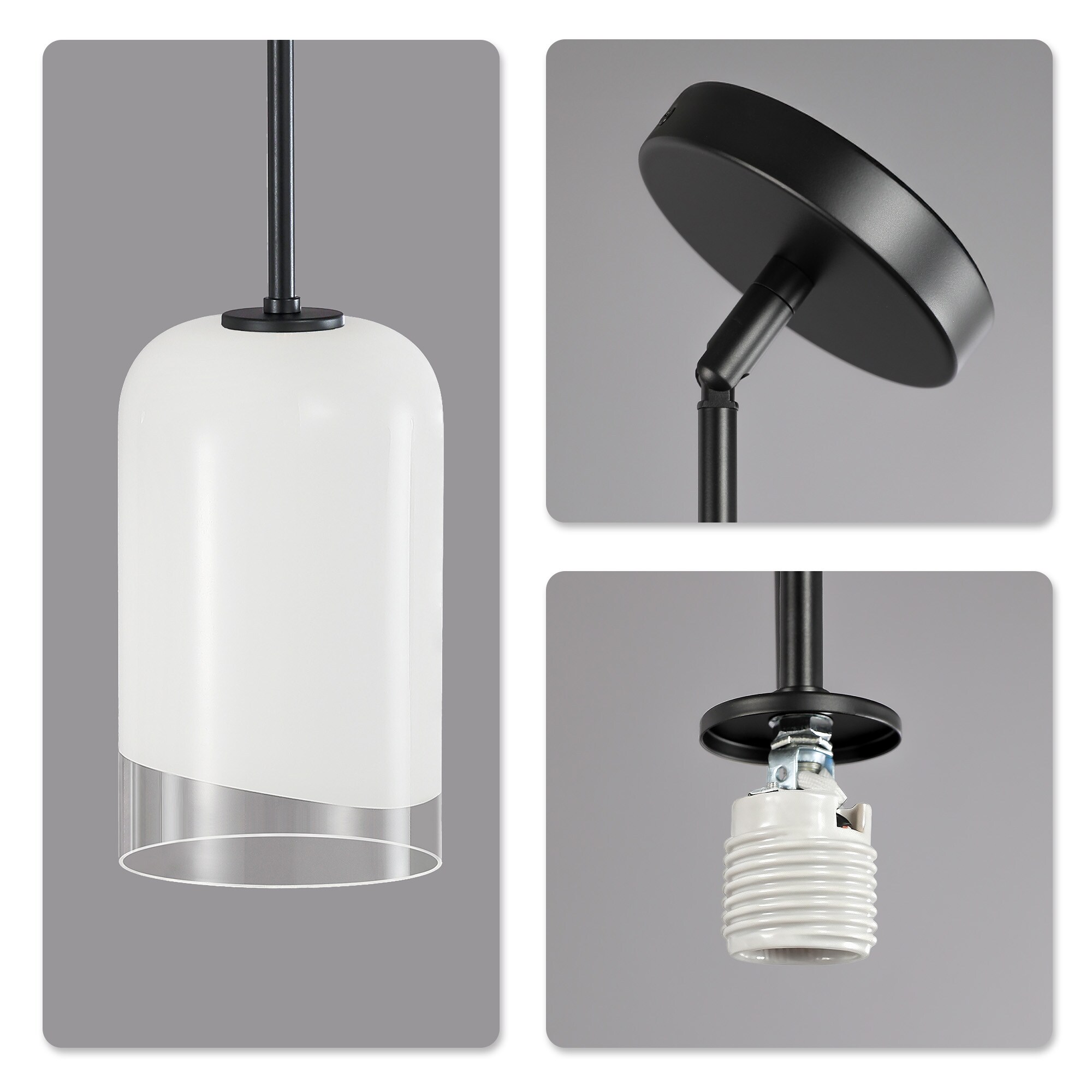 KAISITE 8242PL-01BK-US Pendant-Lights - View #4