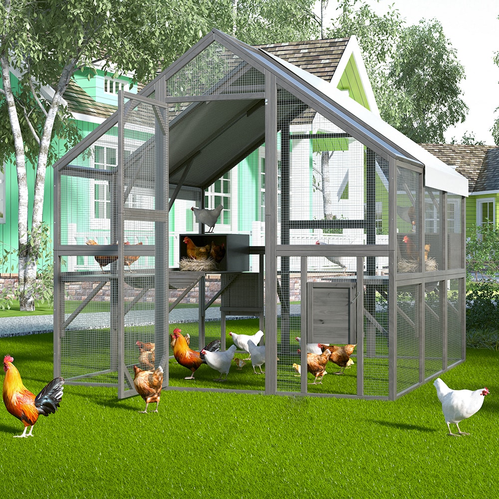 Homsee C-KF150158-03-AB Chicken-Coops-Rabbit-Hutches - View #3