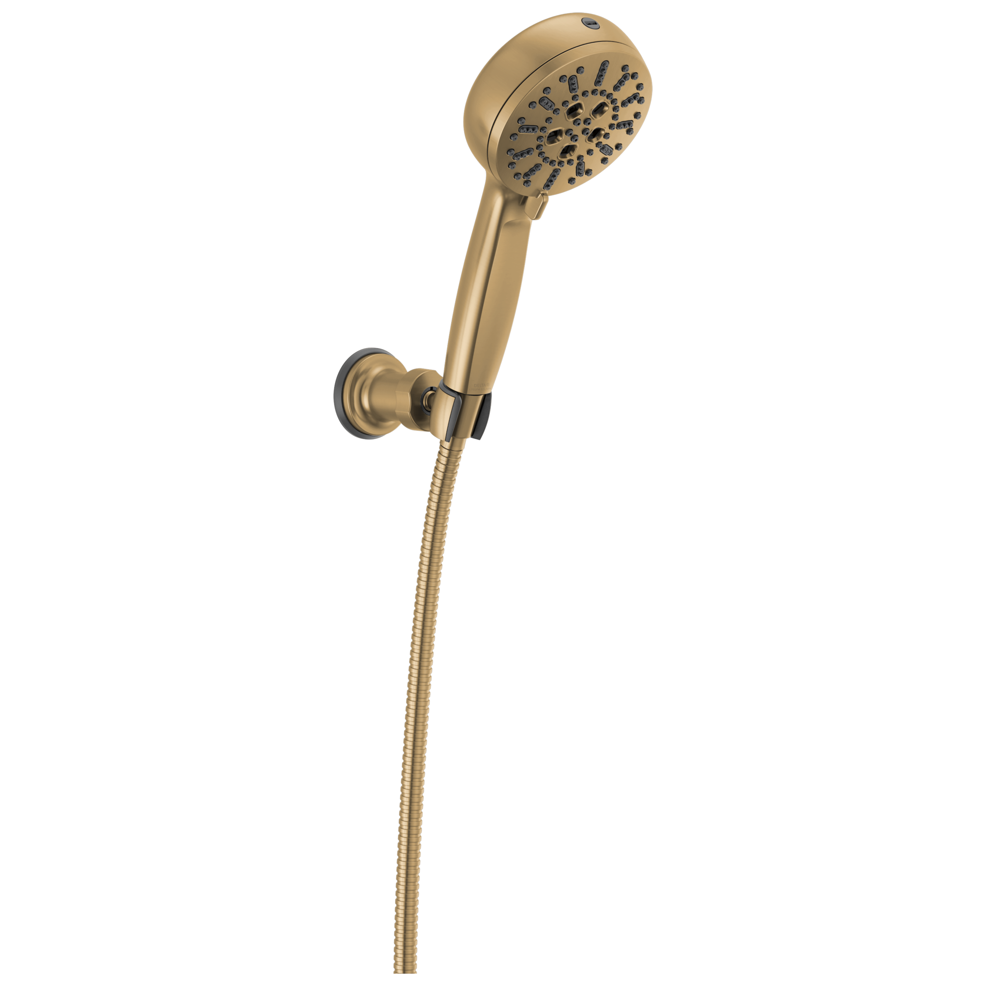 Delta 55884-CZ-PR ProClean 7.0 -Spray Lumicoat Champagne Bronze 4.5-in Round Handheld High Pressure Shower Head 1.75 GPM