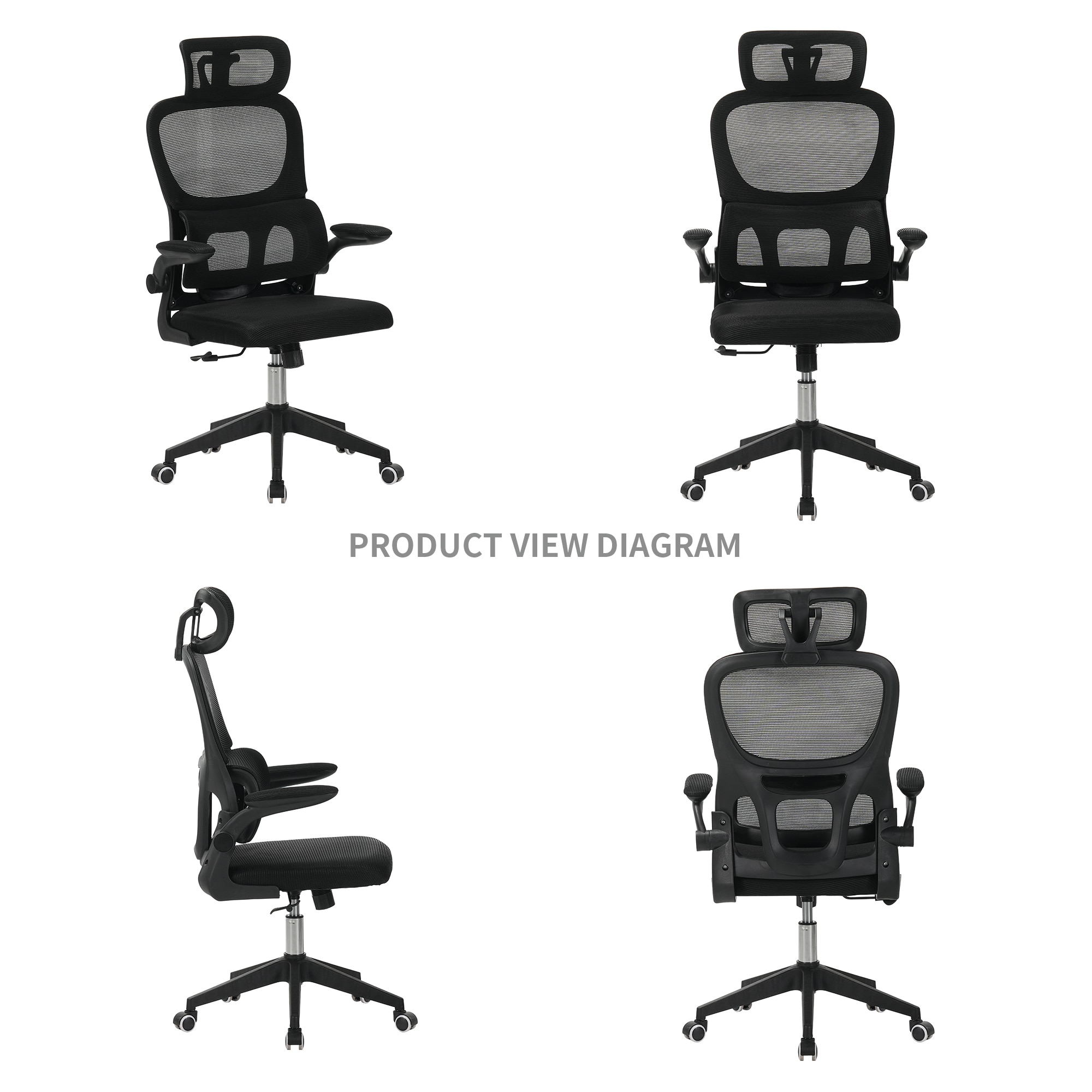 Sumyeg WF-HW66330RE-LA Office-Chairs - View #8