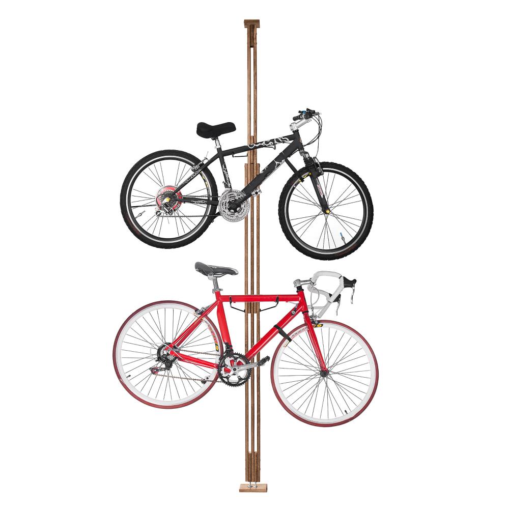 Bike Storage Rack Wall Mount Garage Hanger for 6 Bicycles Adjustable Bike  Hooks