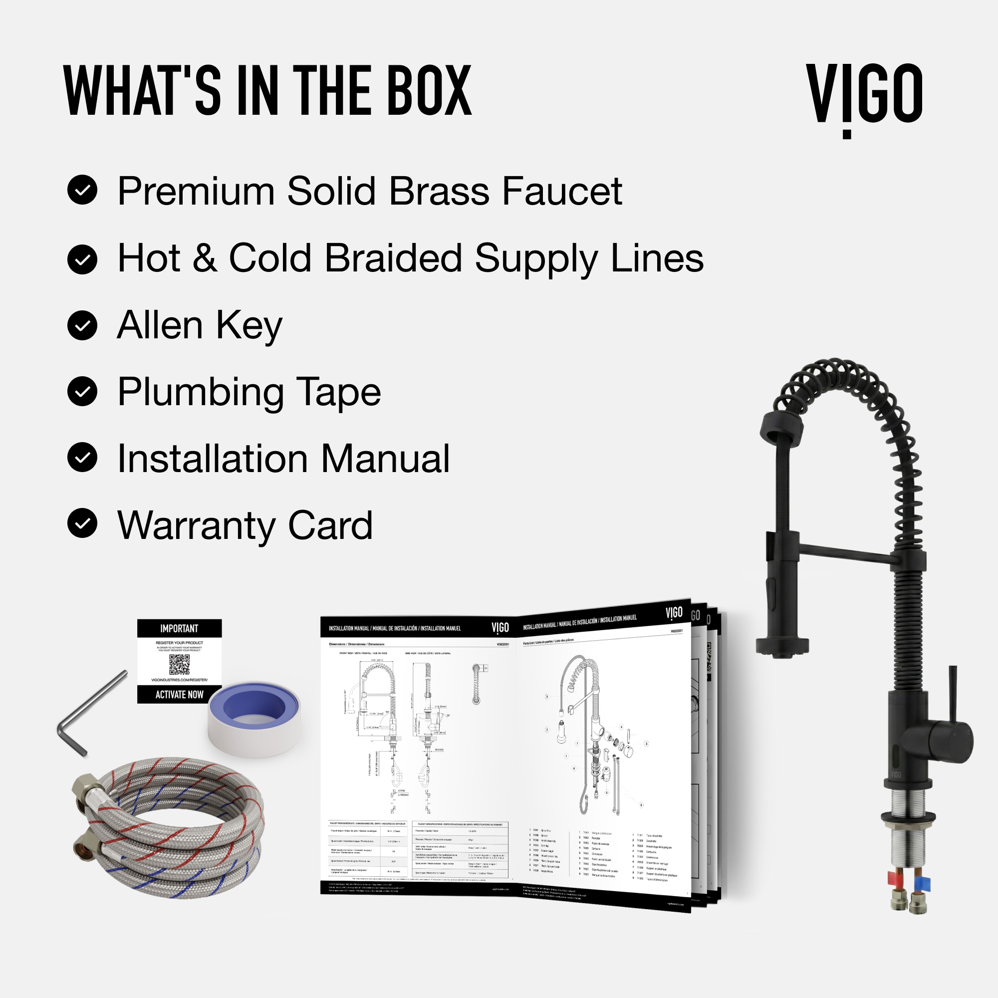 VIGO VG02001MBS Kitchen-Faucets - View #8