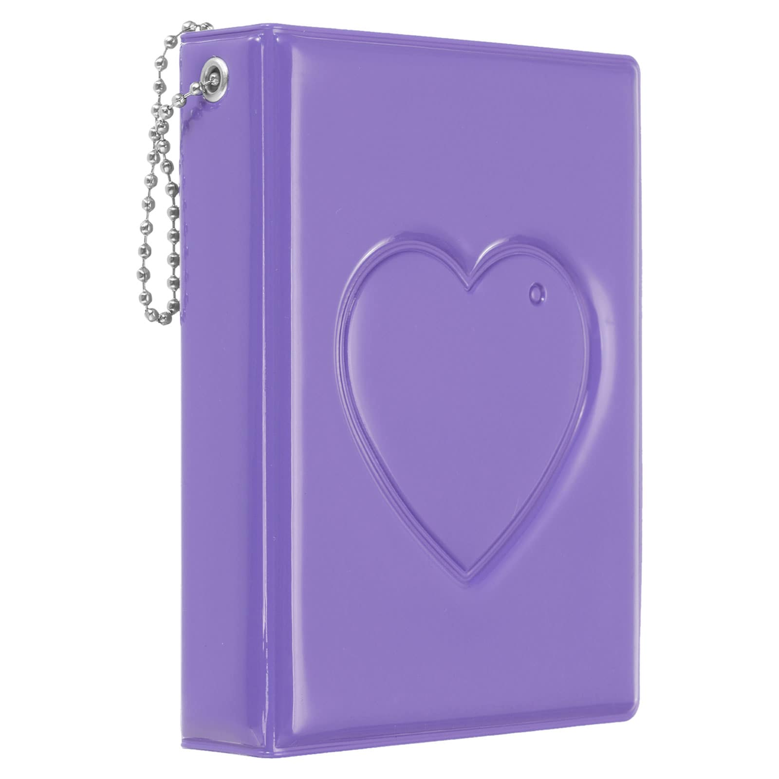 PATIKIL 3 Inch Mini Kpop Photocard Binder 2.5inchx3.5inch Album with 32  Pockets Small Bookshelf Love Heart Picture Holder Book for Collection  Purple in the Picture Frames department at Lowes.com