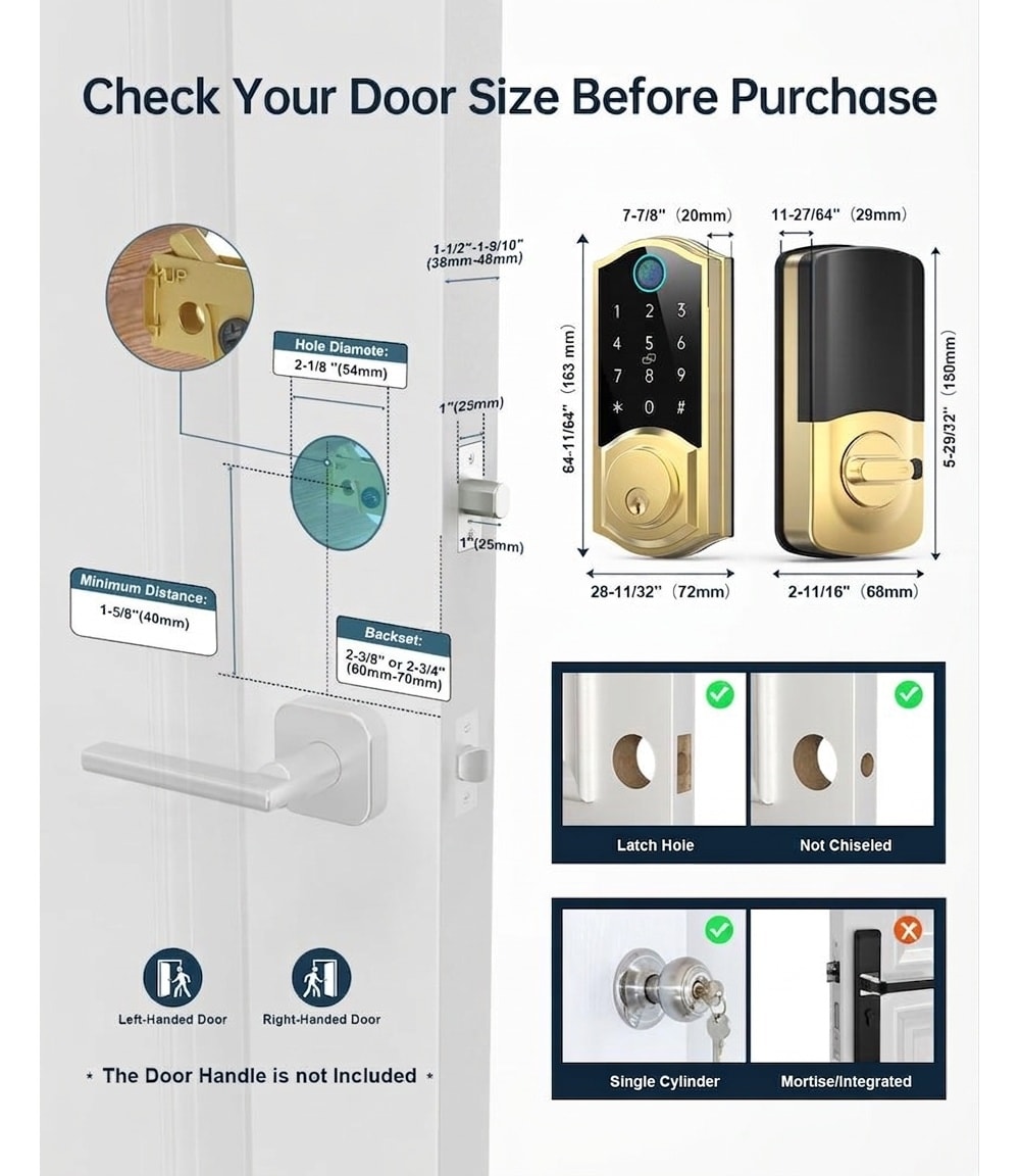 Phyfalip LPF0502T35 Electronic-Door-Locks - View #2