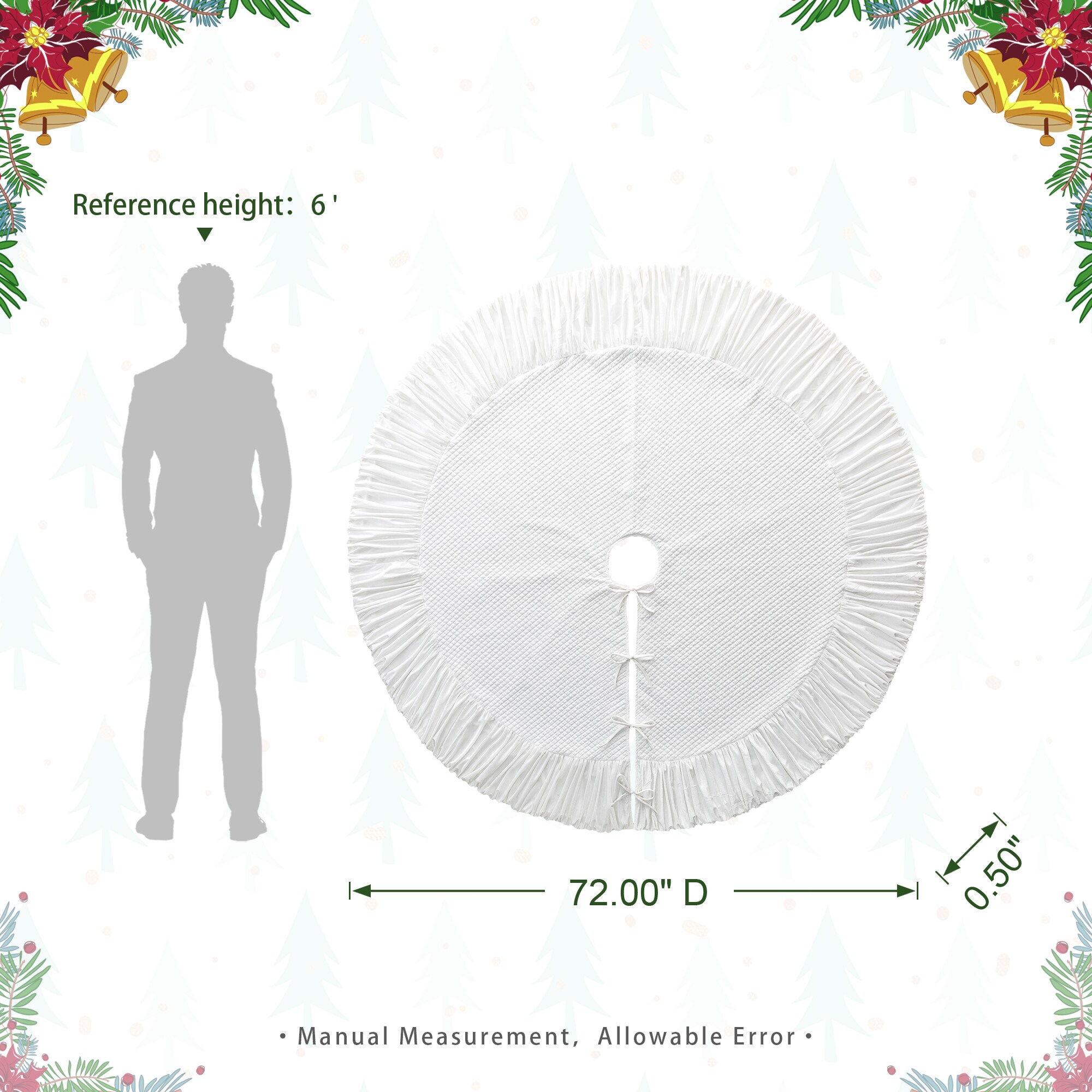 Glitzhome 2020100006 Tree-Skirts - View #8
