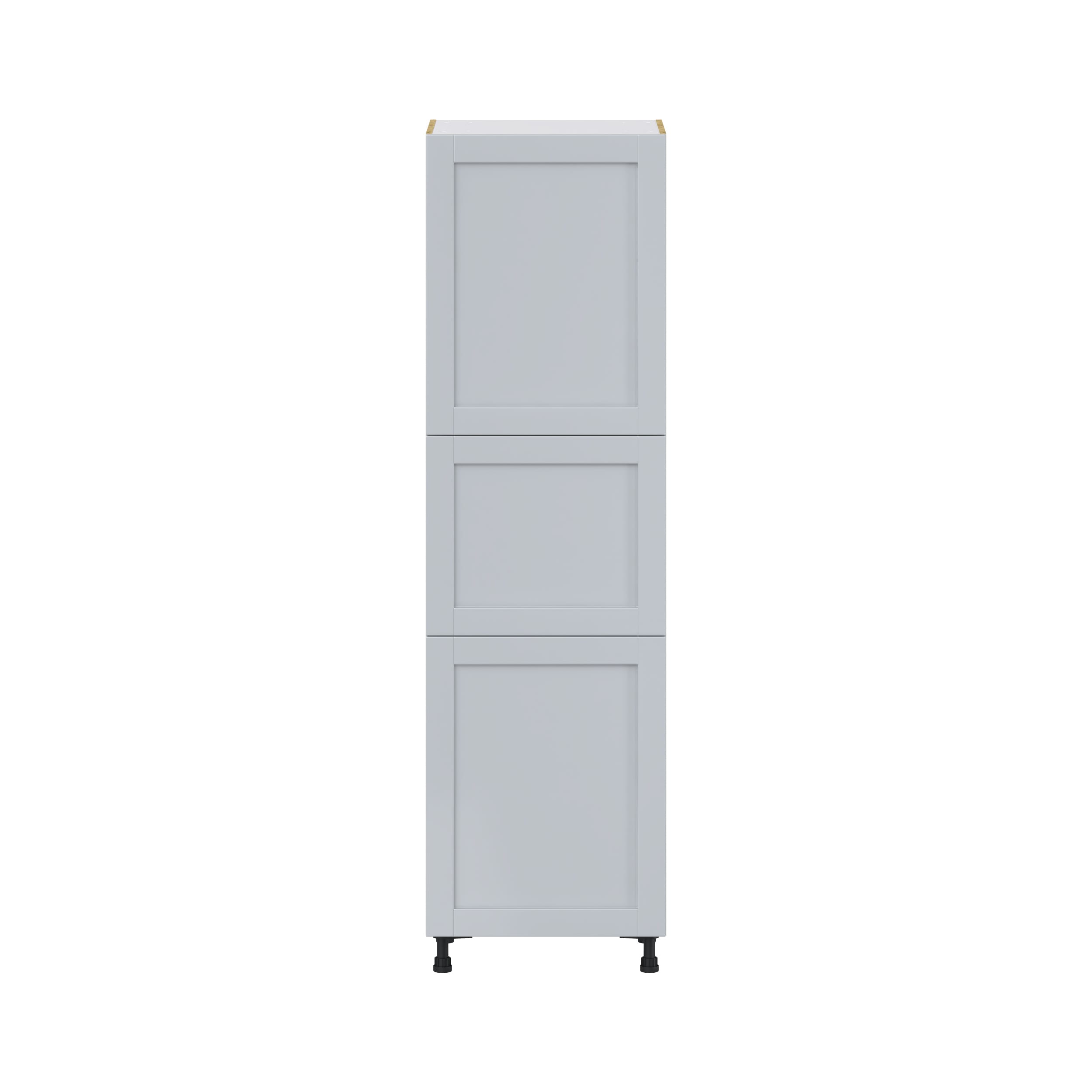 Hugo&Borg Charlesberg 24-in W x 84.5-in H x 24.88-in D Gray Door Pantry  Fully Assembled Cabinet (Flat Panel Shaker Door Style) in the Kitchen  Cabinets department at