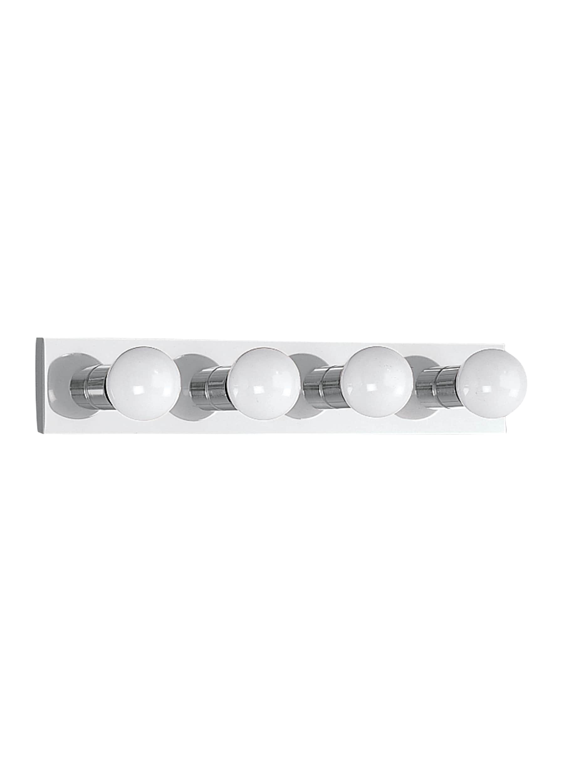 sea gull 8 light chrome vanity bar light