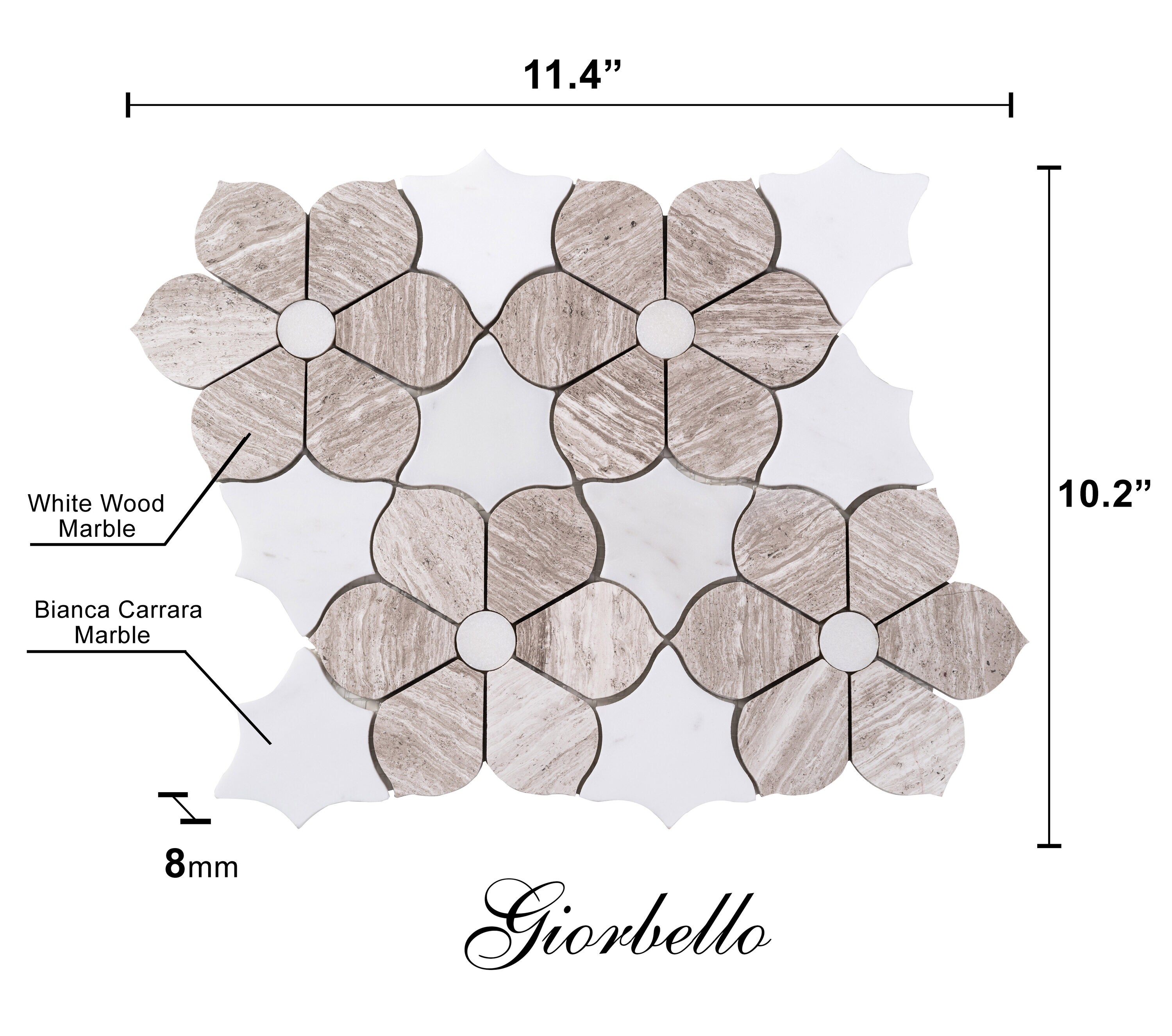 MAGNOLIA MOSAICS G7010 Ceramic-Tile - View #6