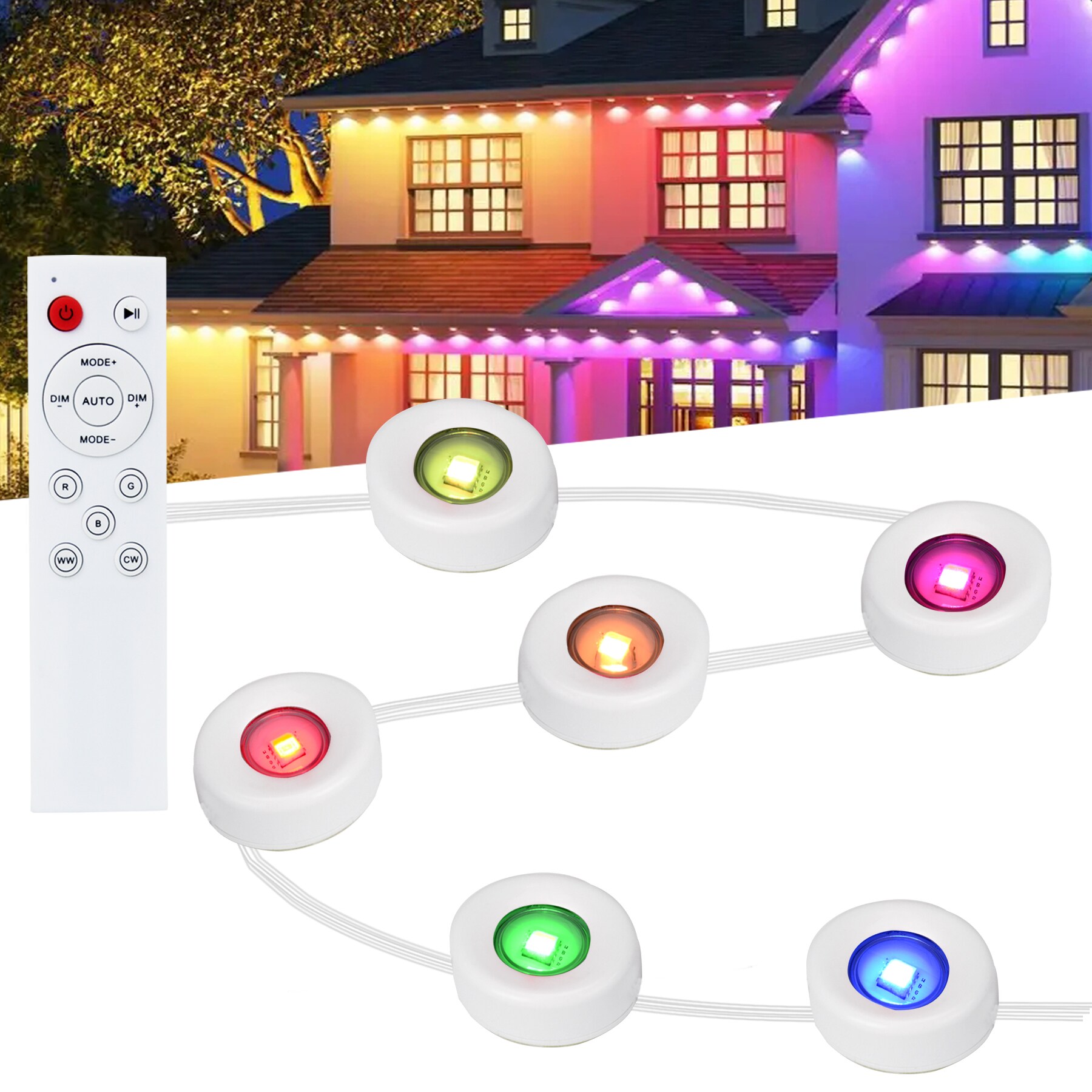 WYZM RGBSTRING-100FT-A Patio-String-Lights - View #6