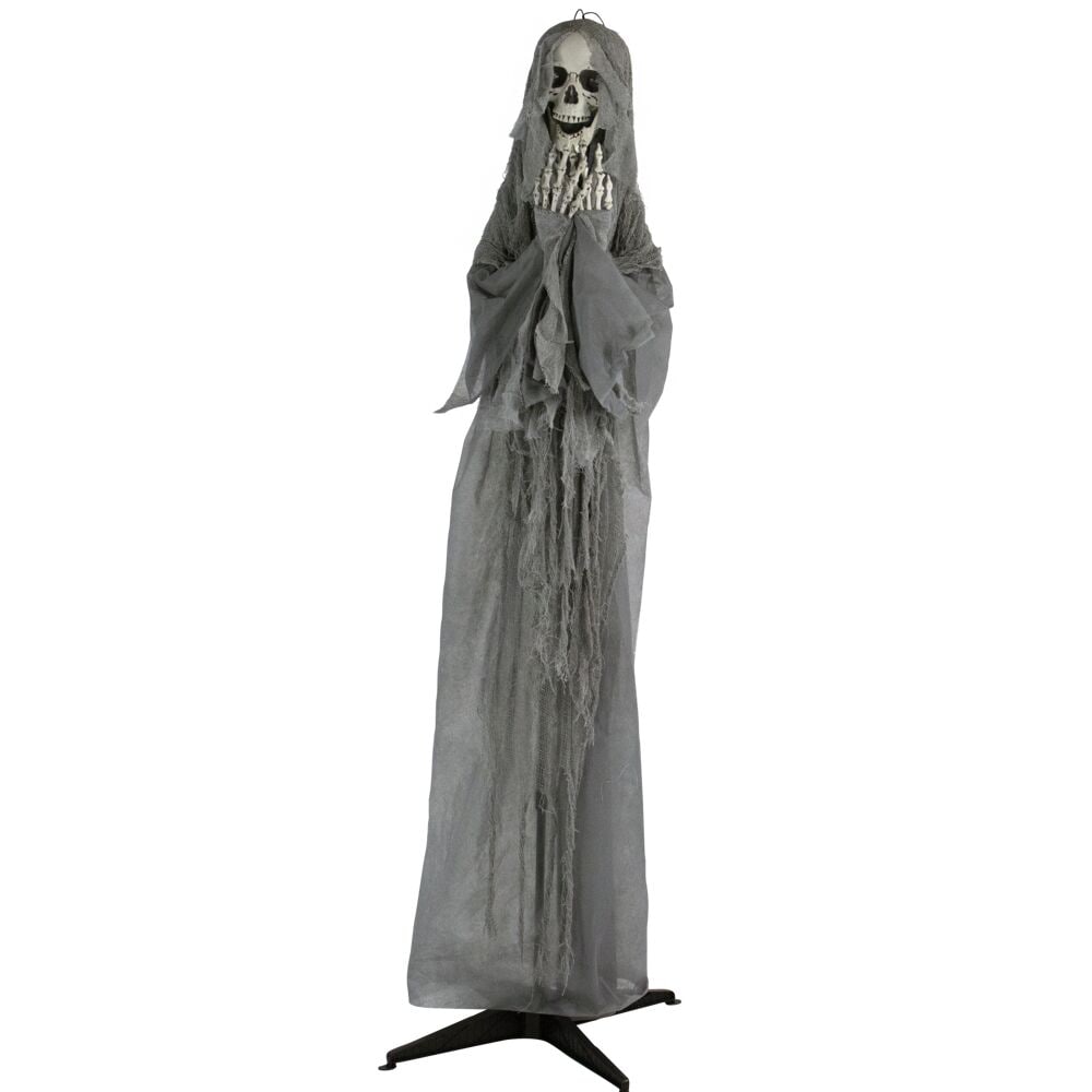 Haunted Hill Farm 5.92-ft Freestanding Moaning Lighted Reaper ...