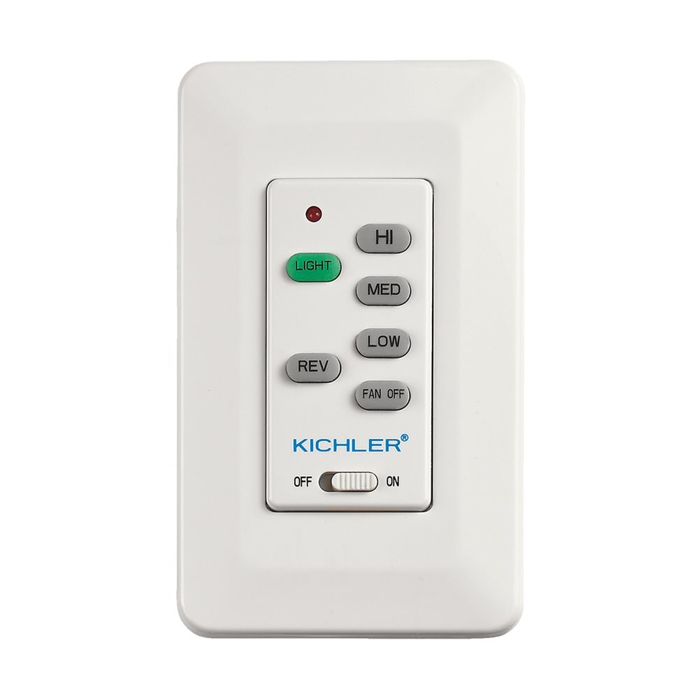 Kichler 371045MUL 1 -Amp 3-speed Touch Fan Control Wall Plate Included , White/Almond/Ivory