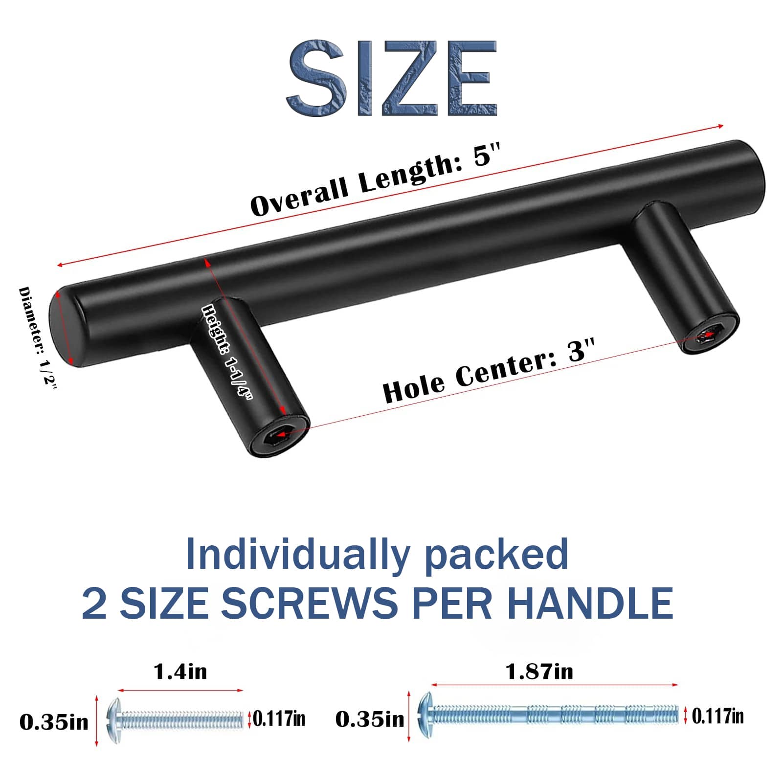 Vintage 5006362403BLACK Cabinet-Pulls - View #2