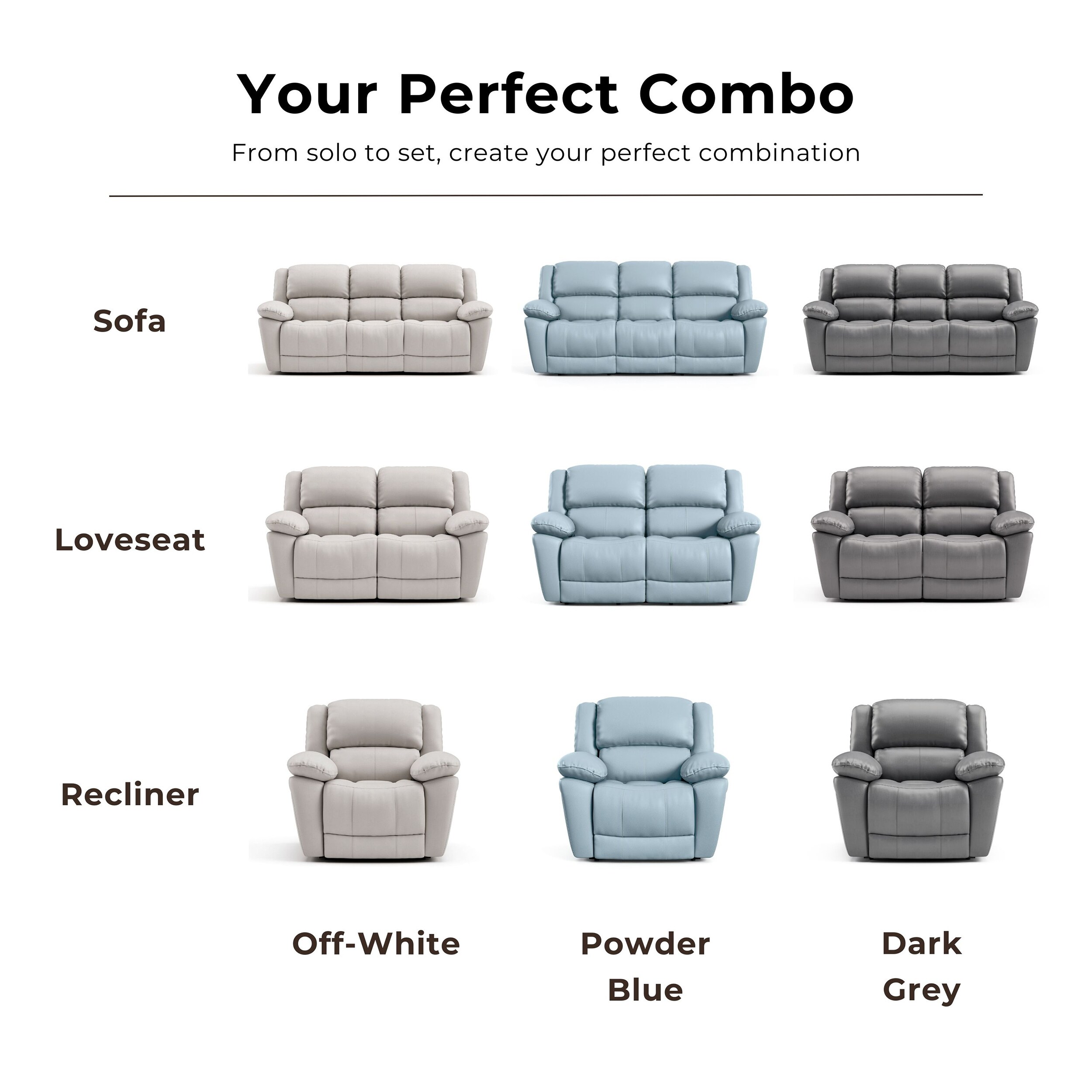 Furniture of America IDF-69003DG-3PC Living-Room-Sets - View #17