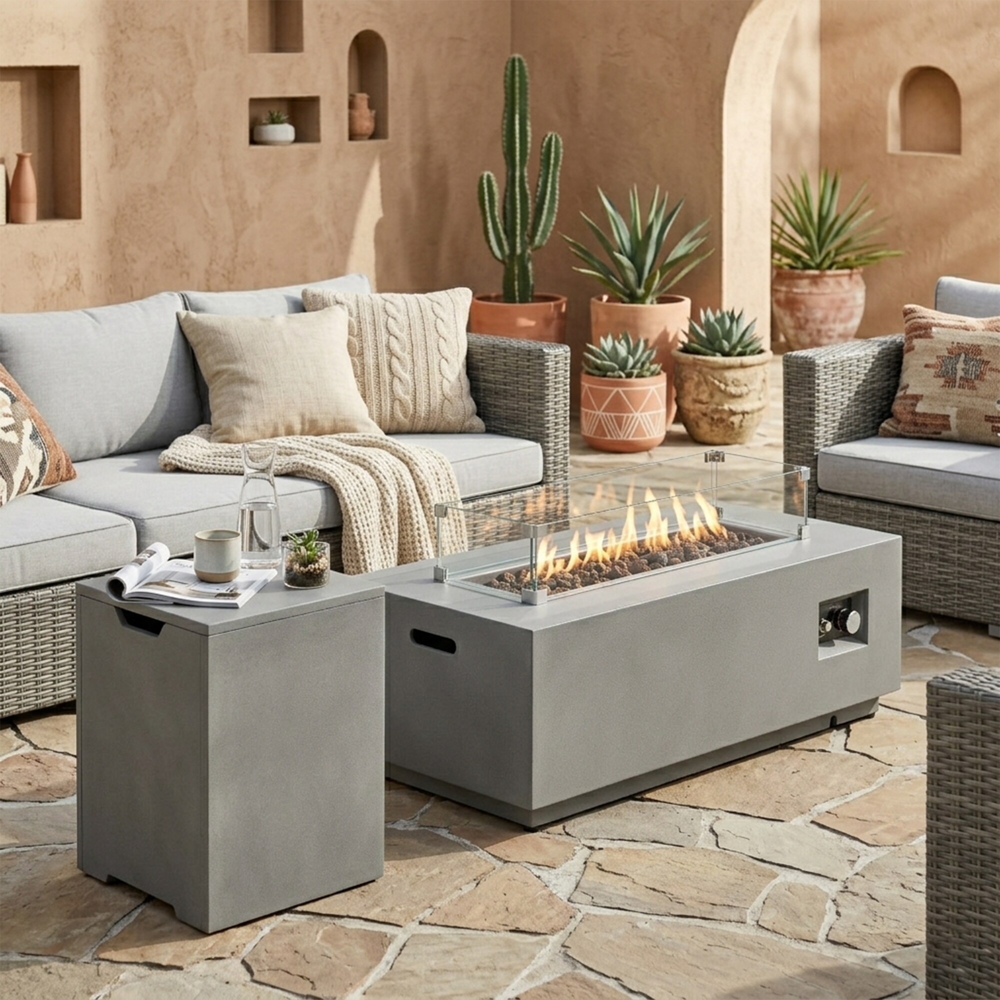 LUXEYARD DS-L-YC729 Outdoor-Gas-Firepits - View #2
