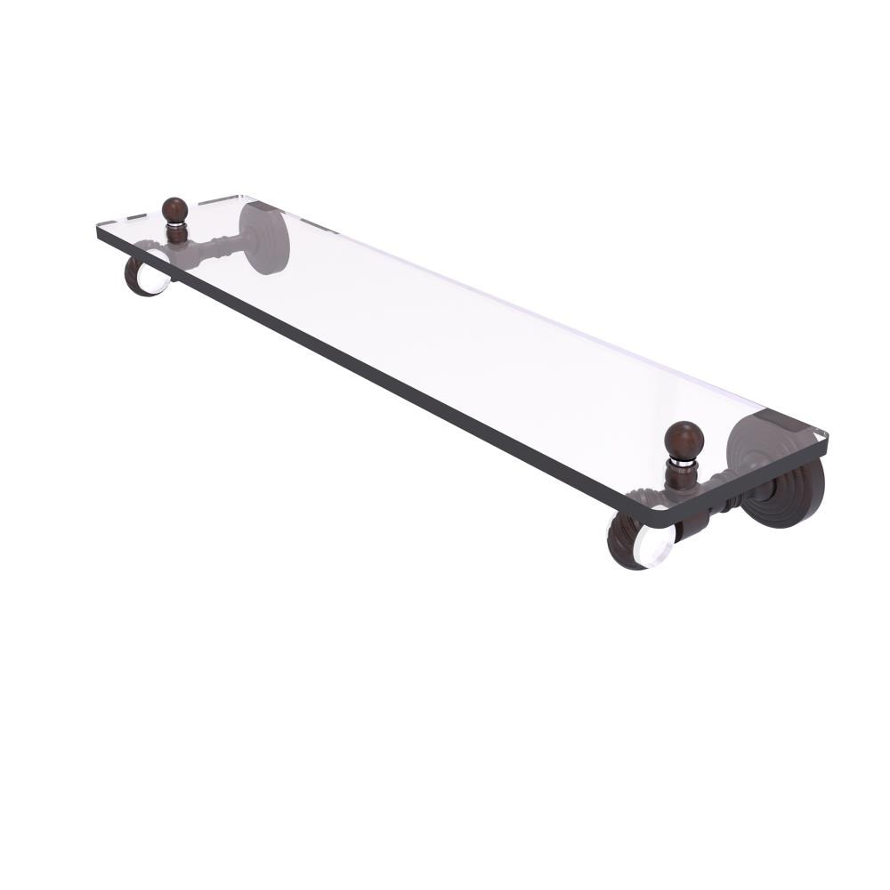 Allied Brass PG-1T-22-VB Pacific Grove Venetian Bronze Wall mount Bathroom Shelf ( 22-in x 3.2-in x 5-in )