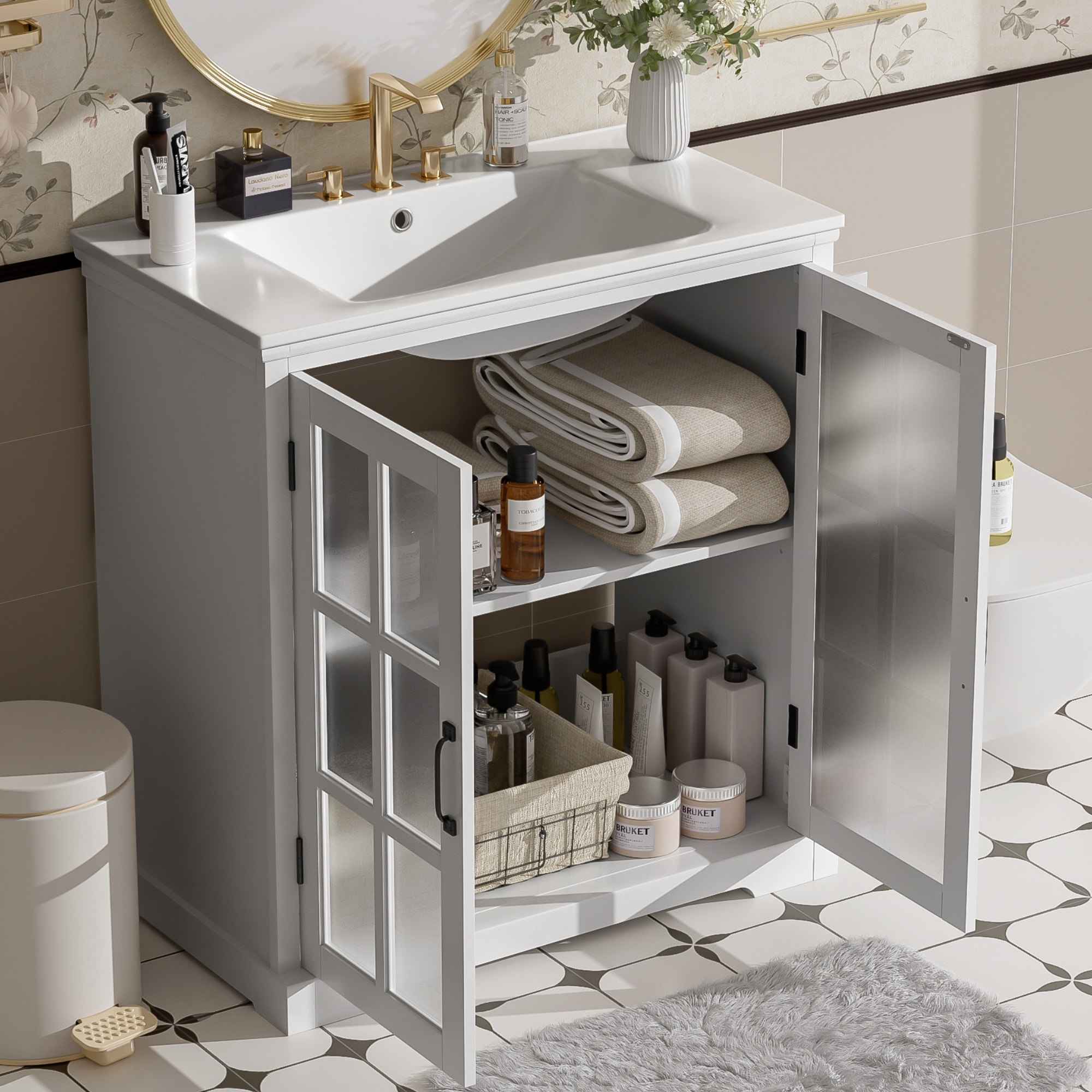 WELLFOR EX-6028B Bath-Vanity-Combo - View #7