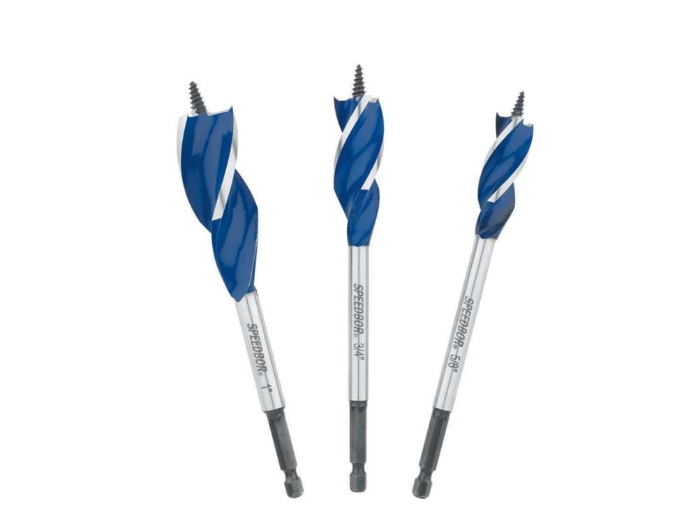 IRWIN 3041003 MAX Assorted x 6-in Woodboring Tri-flute bit Drill Bit