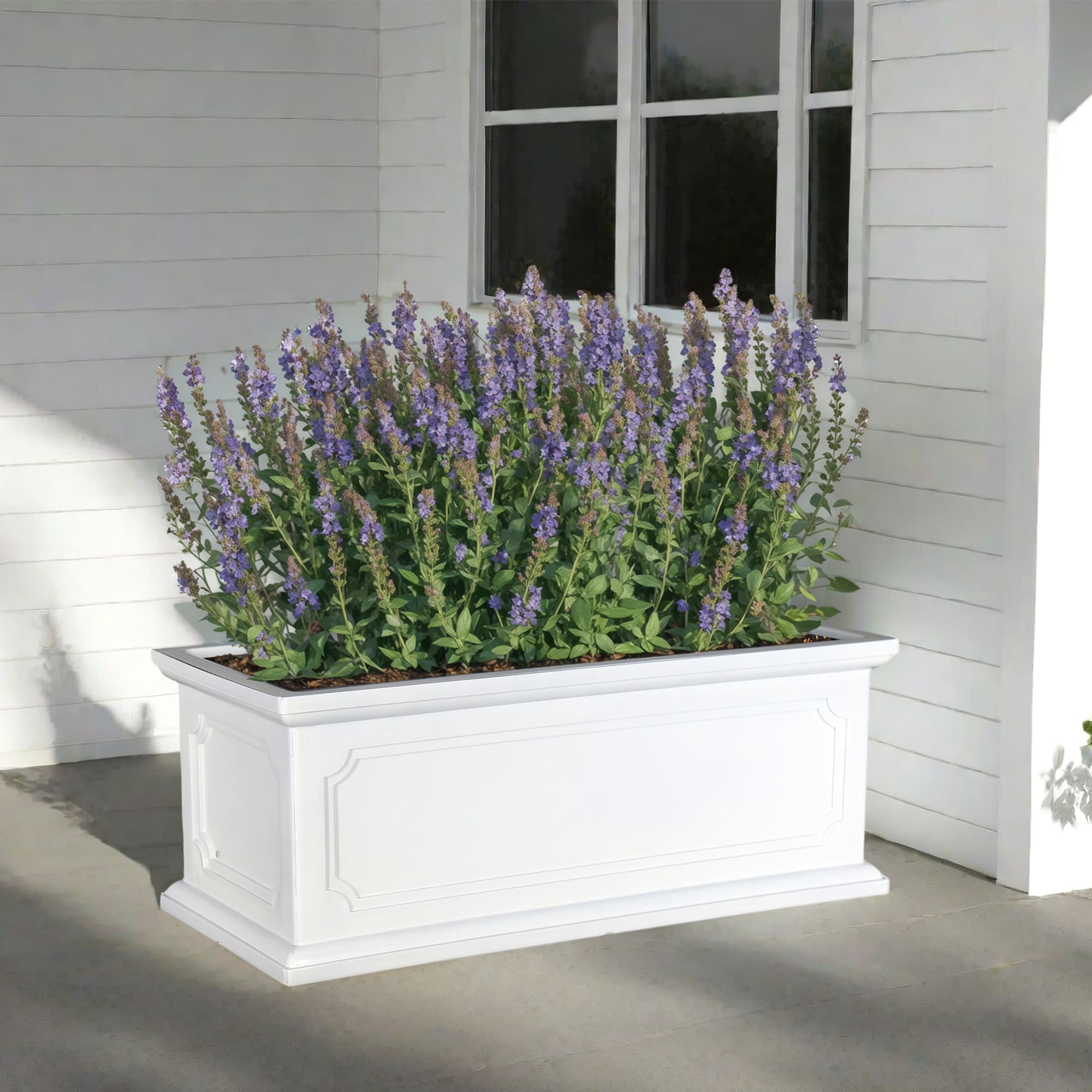 allen + roth PLGX822TWH Planter-Window-Box - View #2
