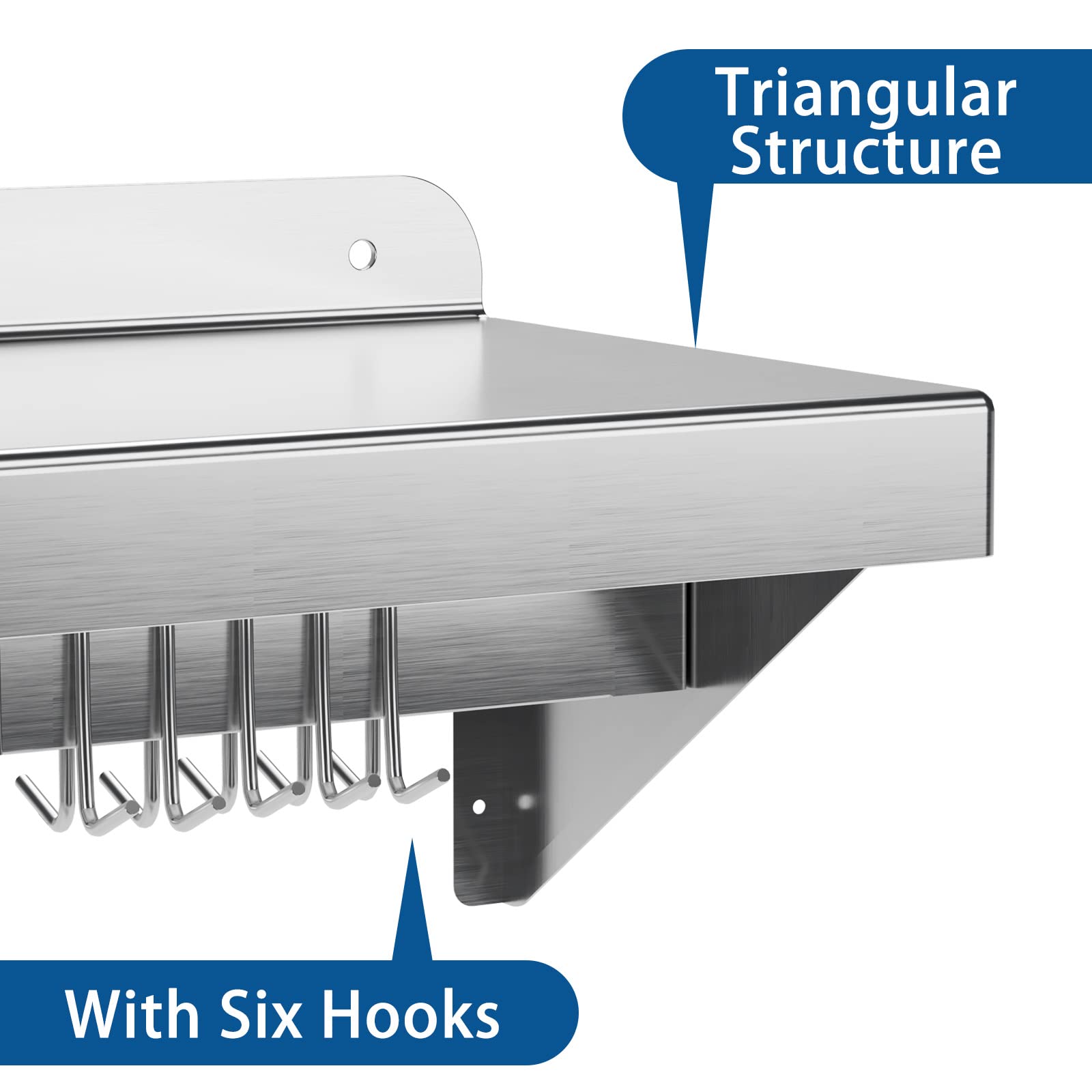GarveeLife LSLX0416QJ02 Wall-Mounted-Shelving - View #8