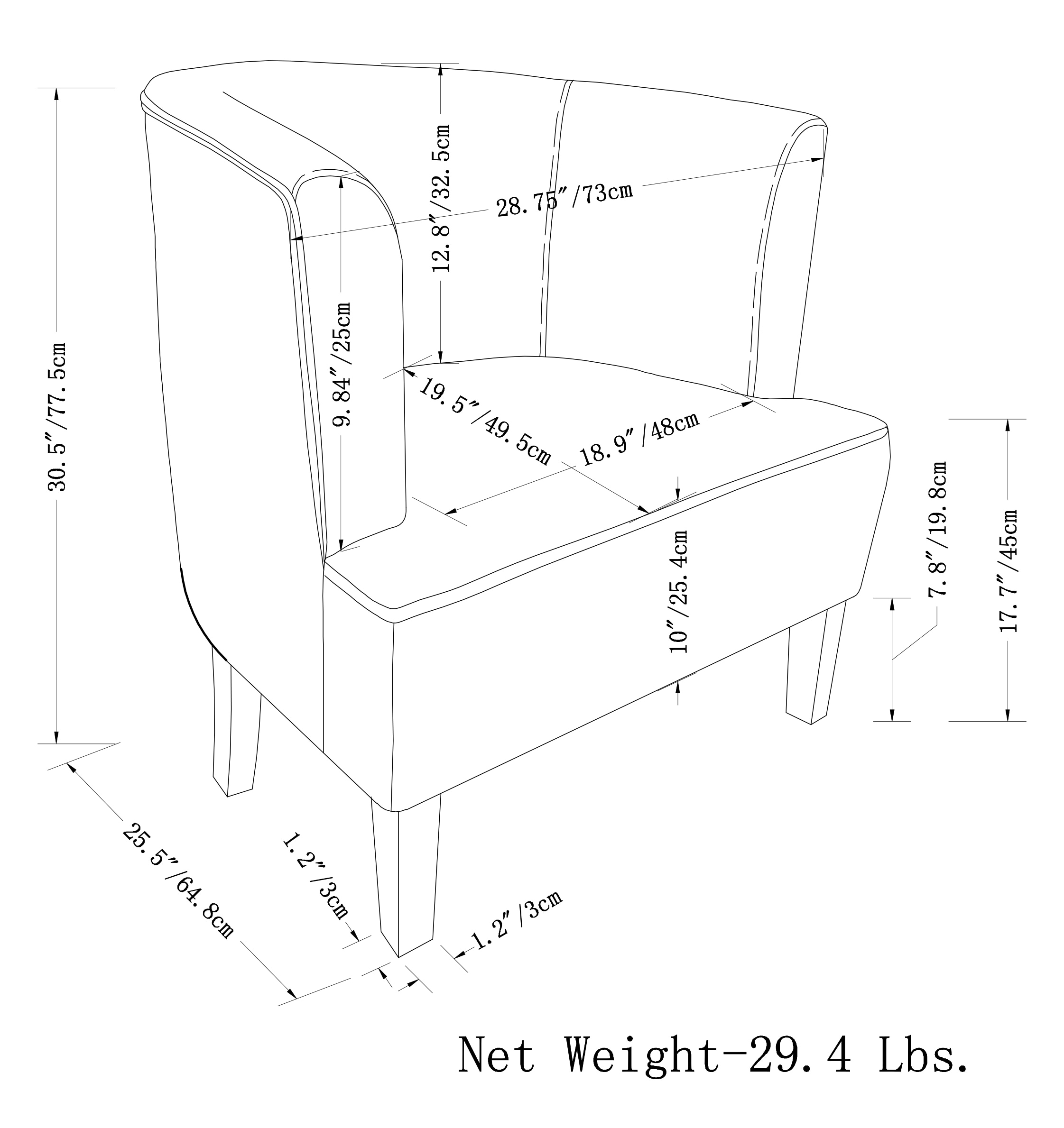 Simpli Home AXCTUB-005-DBU chairs - View #10