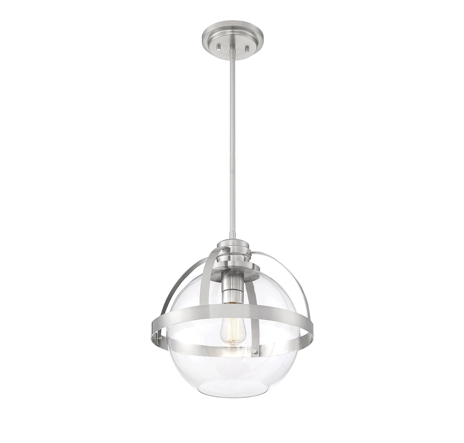 Savoy House Essentials 7-7201-1-SN Pendant-Lights - View #2