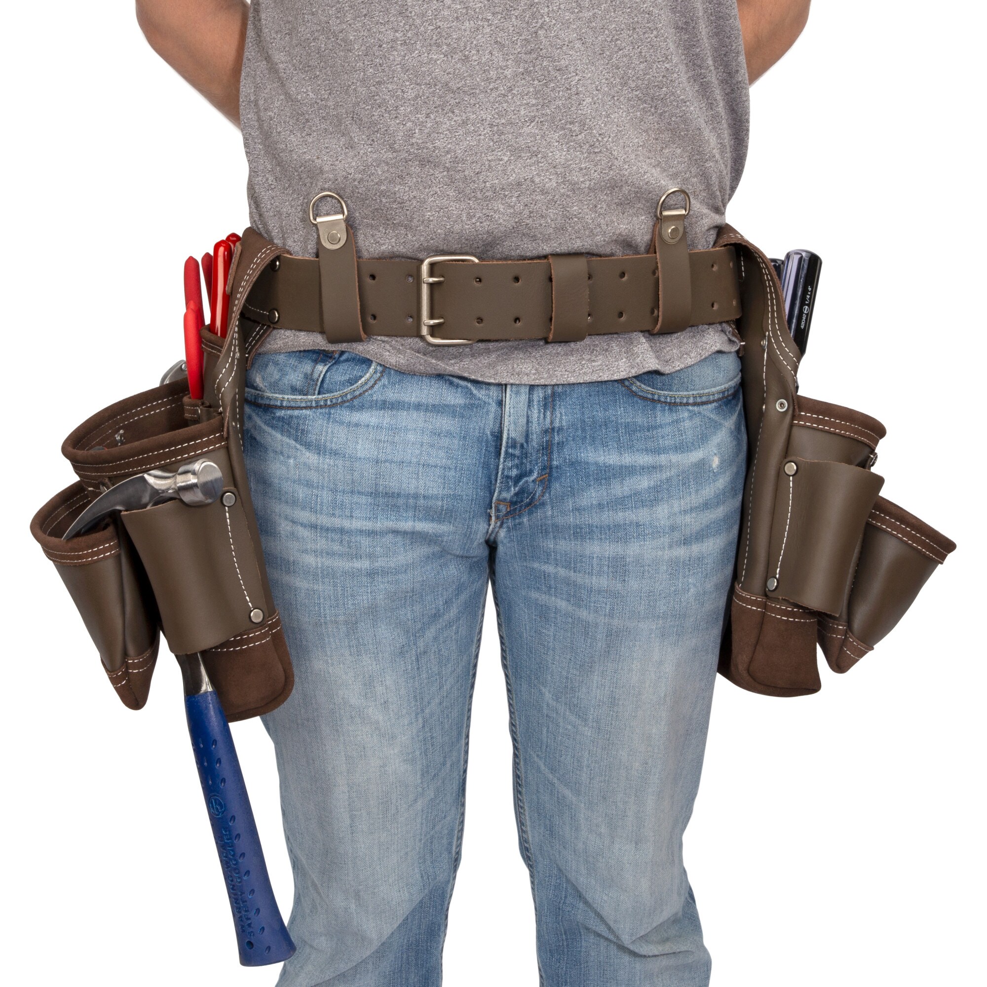 Estwing Framer Leather Tool Apron in the Tool Belts department at Lowes.com