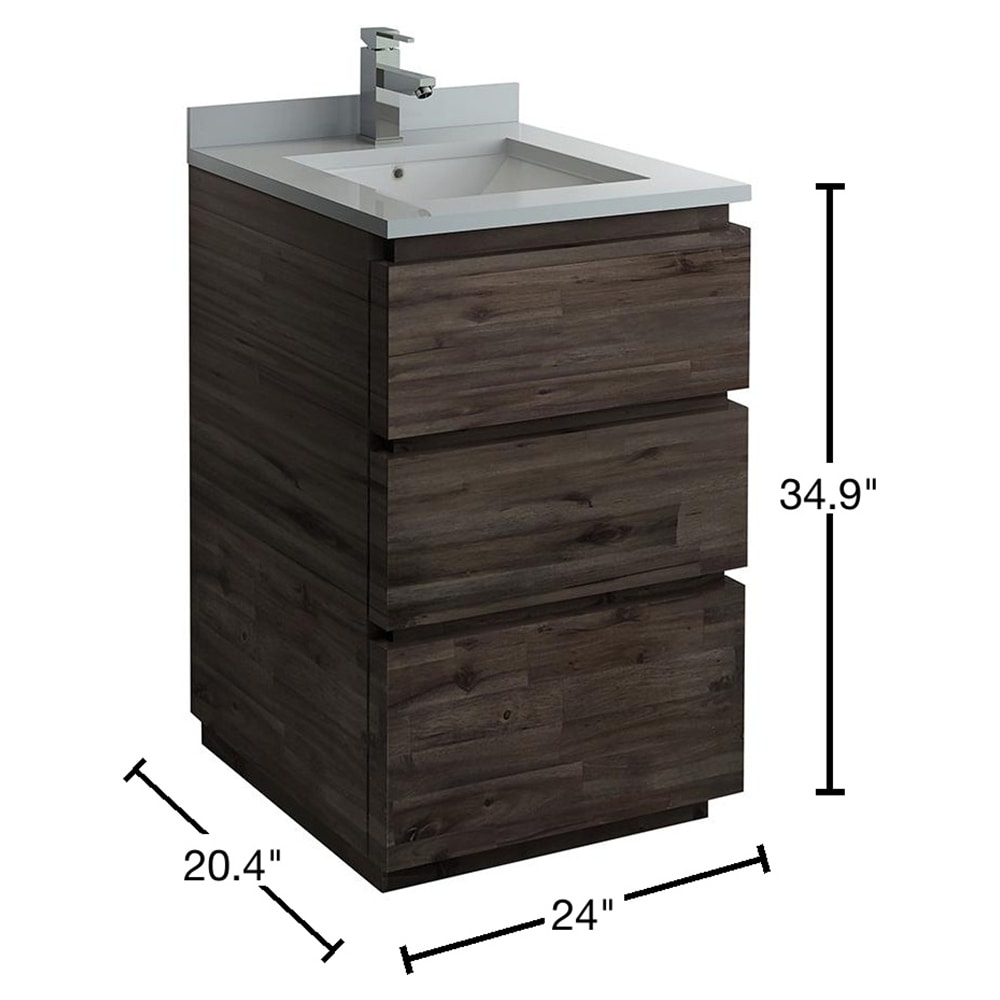 Fresca FCB3124ACA-FC-CWH-U Bath-Vanity-Combo - View #16