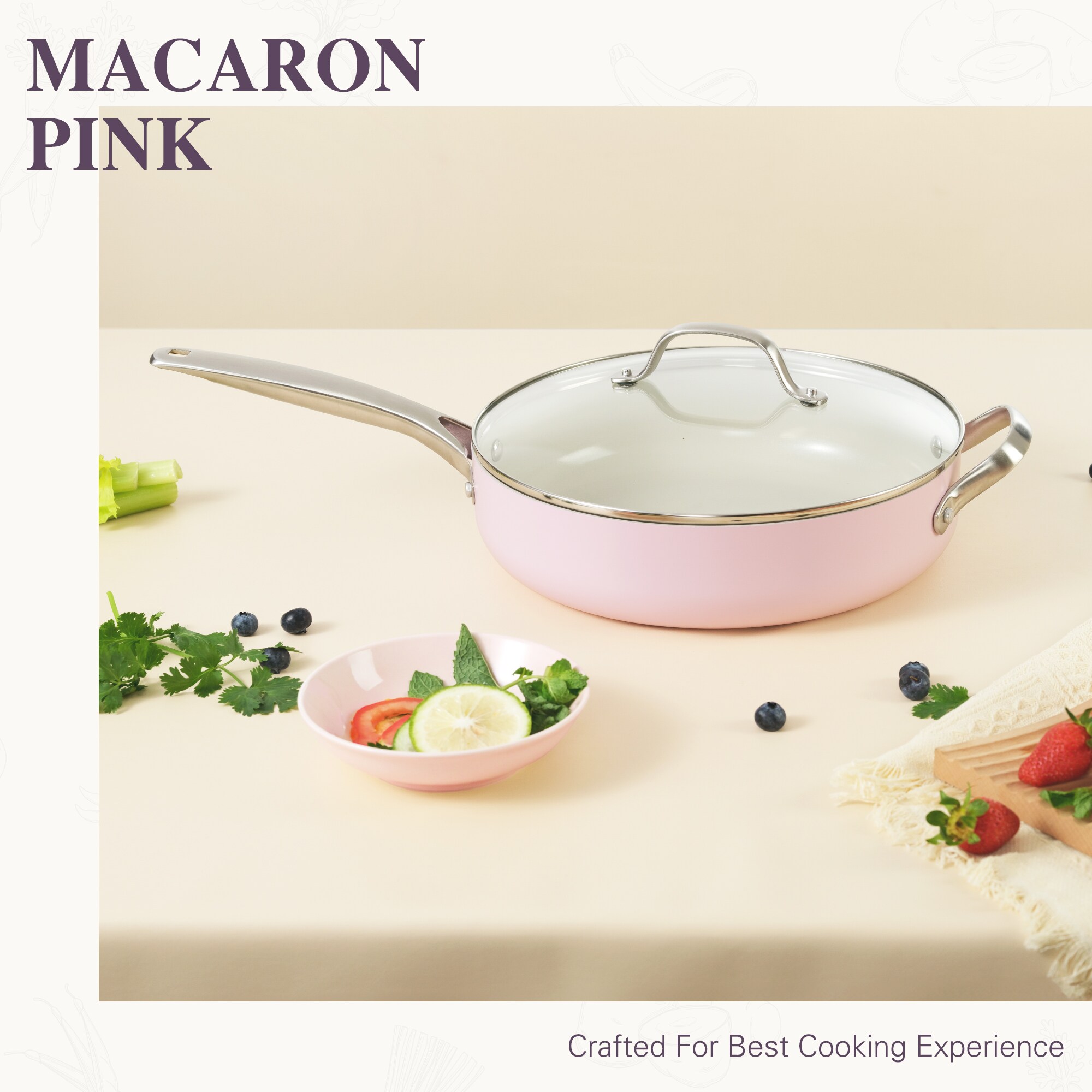 LTMATE LSCN0202-A PINK Cooking-Pans-Skillets - View #4