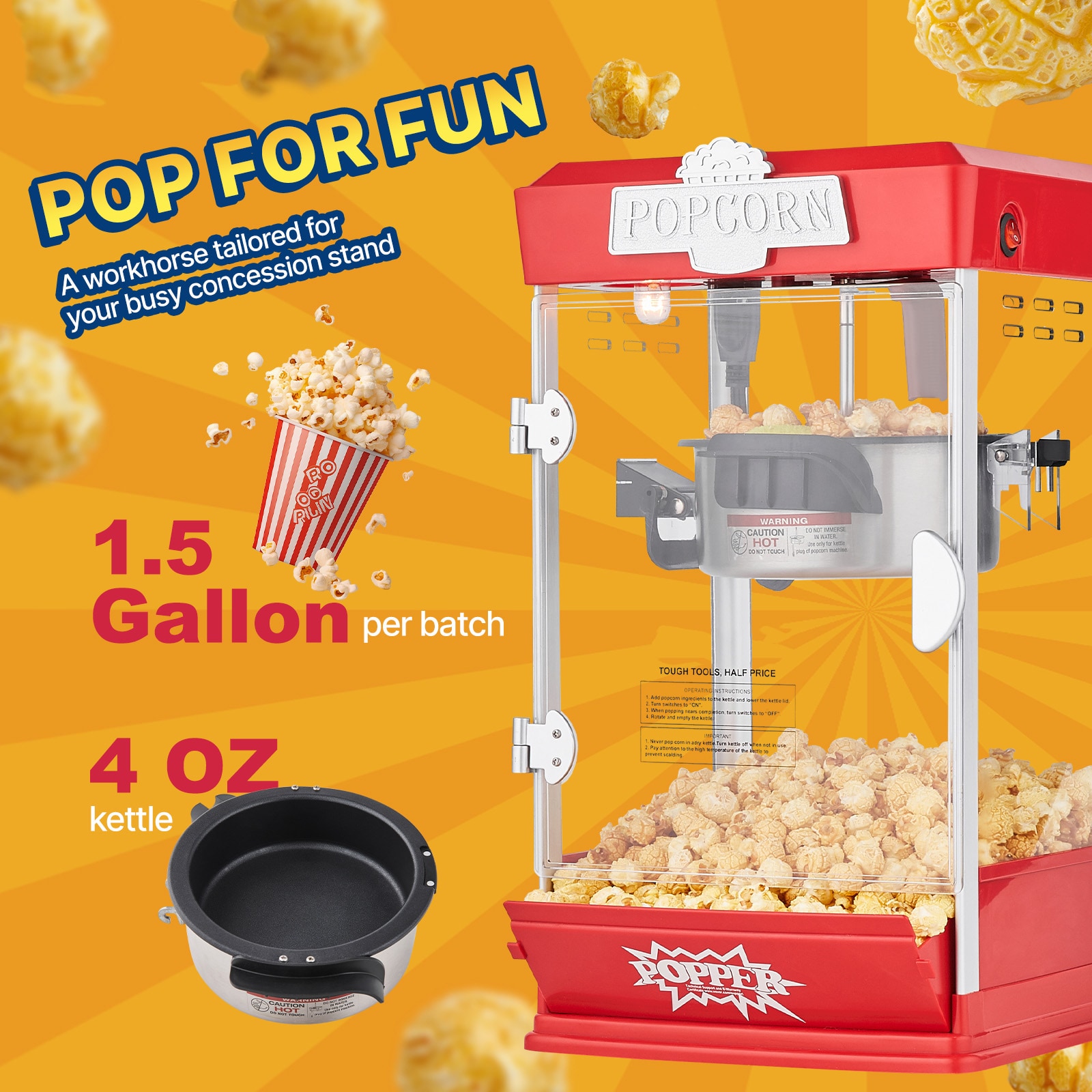 GIVIMO LW047GIVSS584-1 Popcorn-Makers - View #4
