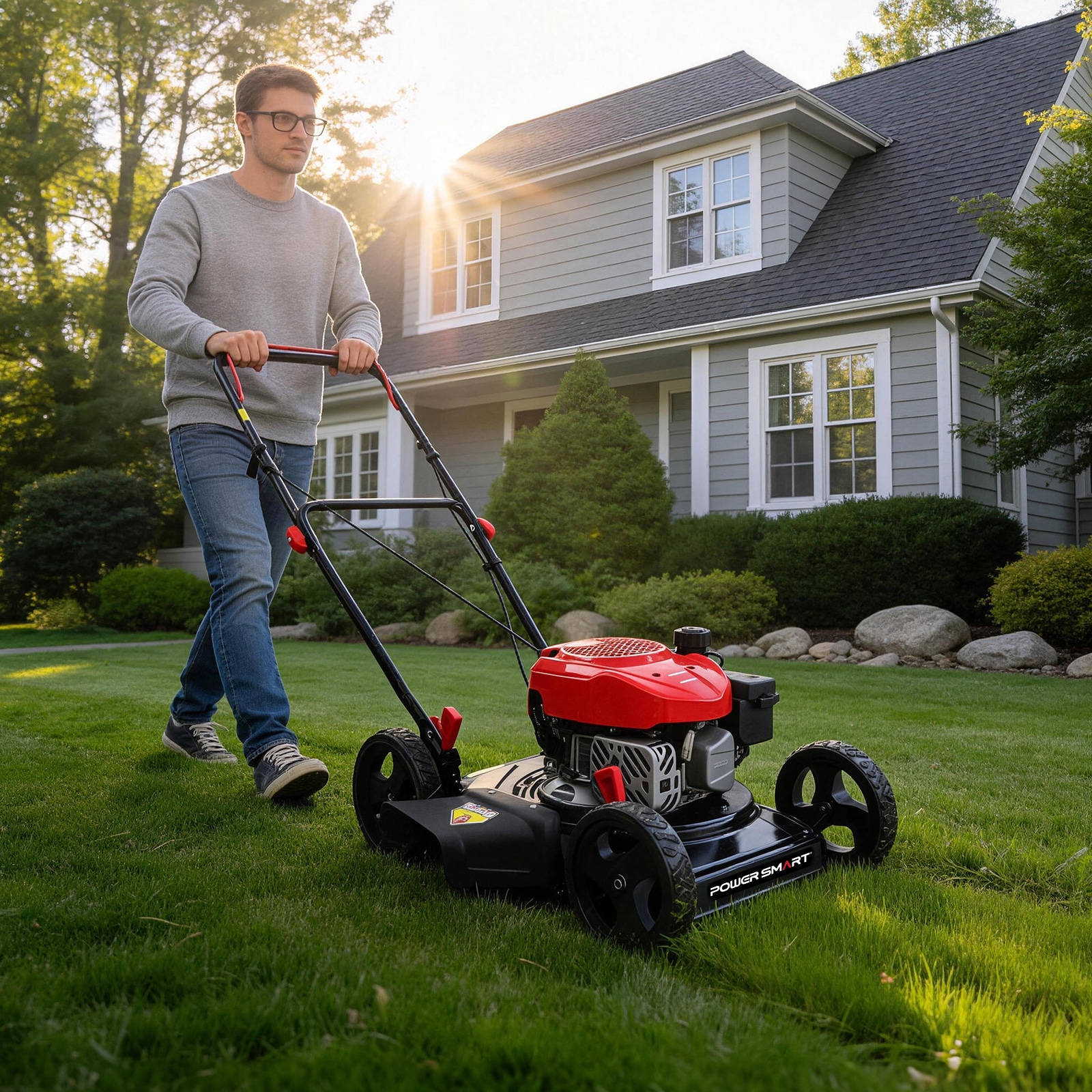 PowerSmart DB8618C Gas-Walk-Behind-Mowers - View #6