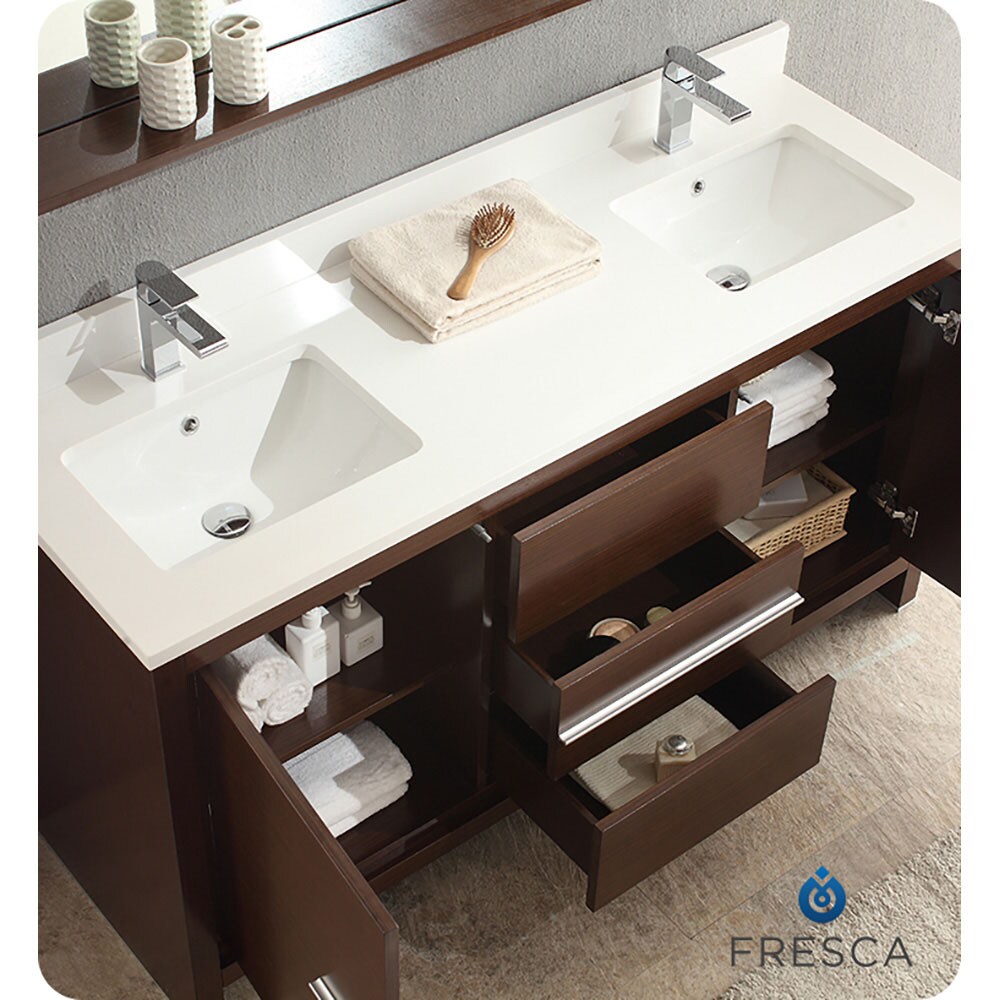 Fresca FCB8119WG-CWH-U Bath-Vanity-Combo - View #6