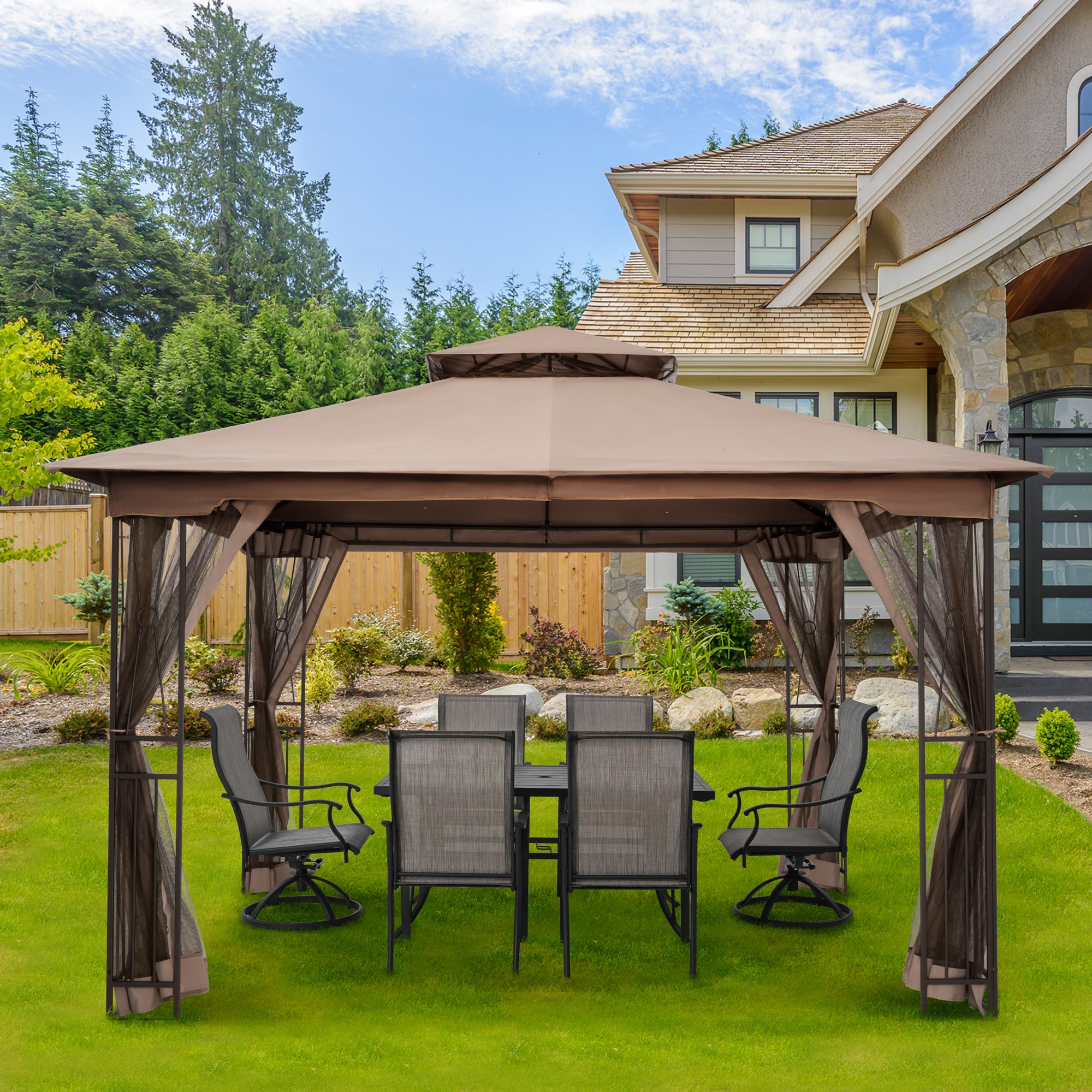  EL-ZPTY-K-WL3 Wood-Resin-Gazebos - View #8