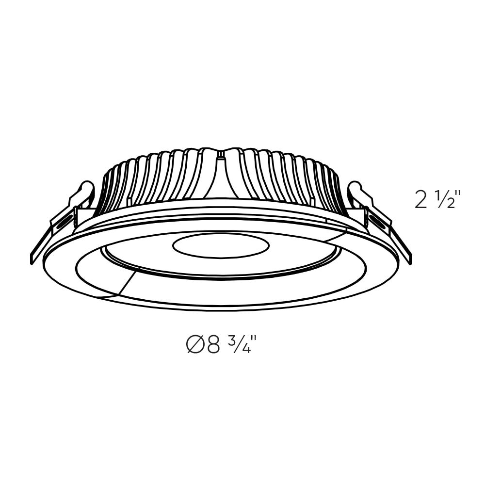 DALS Lighting HPD8-CC-V-WH Led-Retrofit-Downlight - View #4