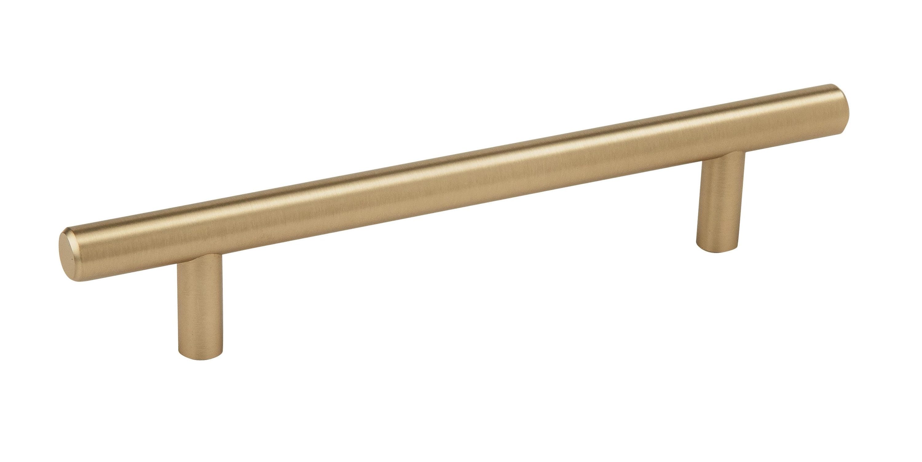 Golden Champagne Steel Bar Pull with Mounting Hardware