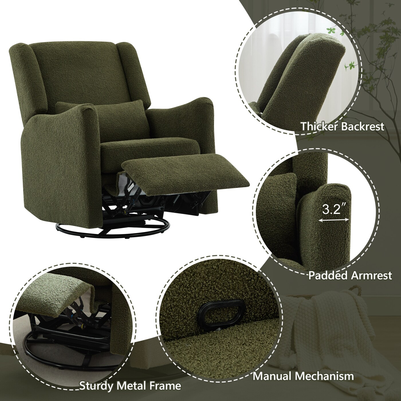 Streamdale Furniture BS701P337844G recliners - View #3