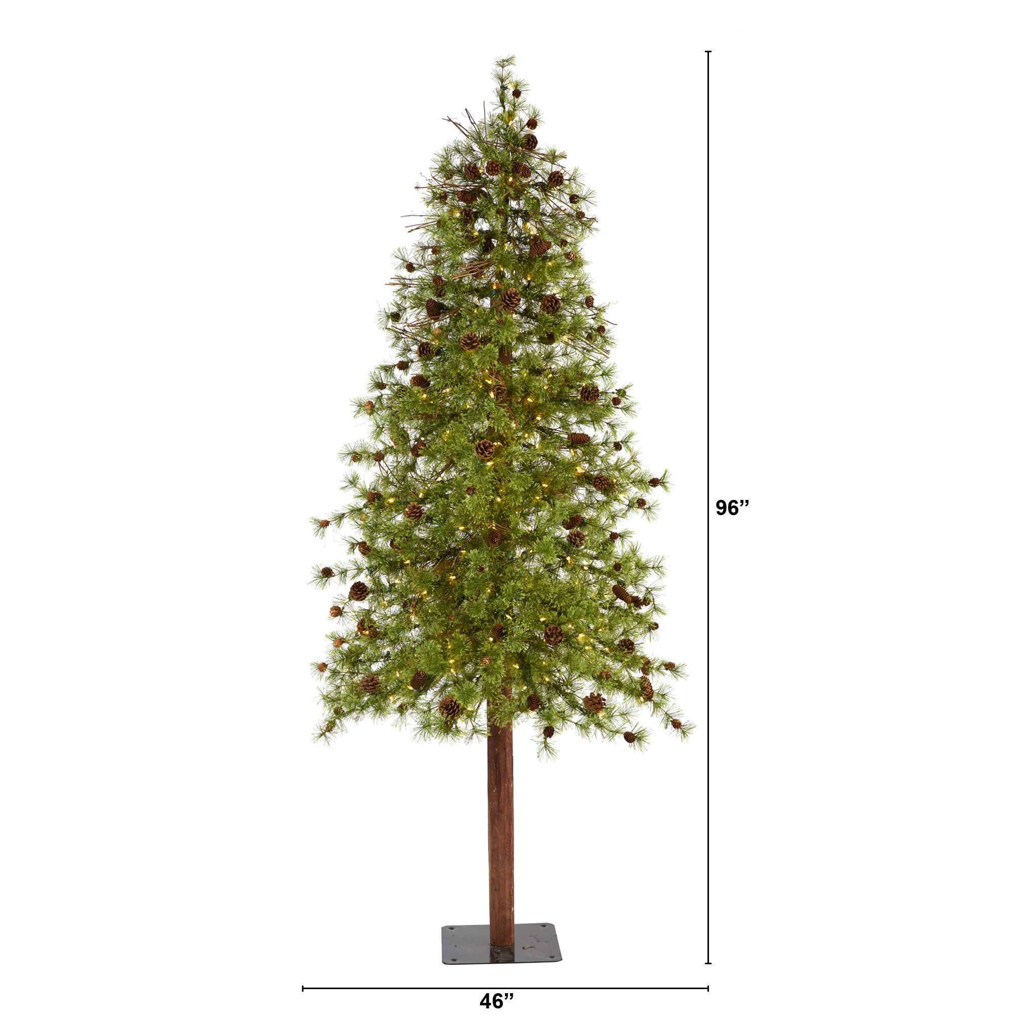 Nearly Natural T1436 Artificial-Christmas-Trees - View #3