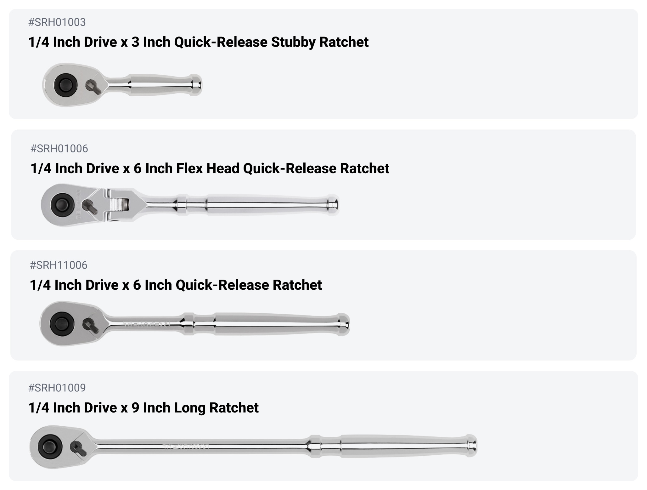 TEKTON SDR99902 ratchets - View #2