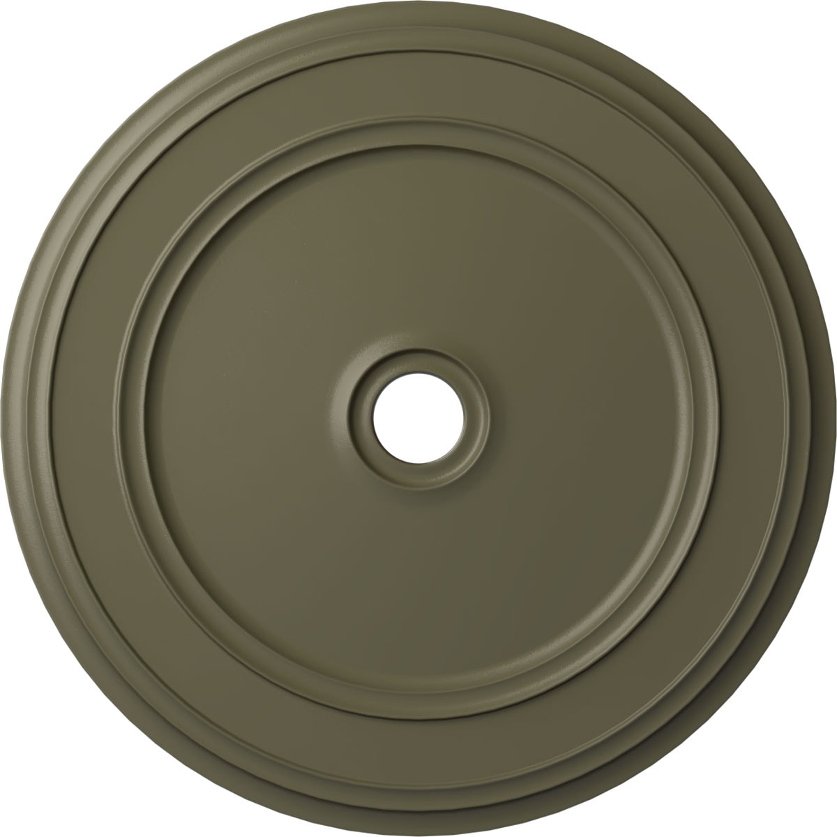 Ekena Millwork CM41CLSSF Classic 41.125-in W x 41.125-in L Painted Spartan Stone Polyurethane Whole Ceiling Medallion