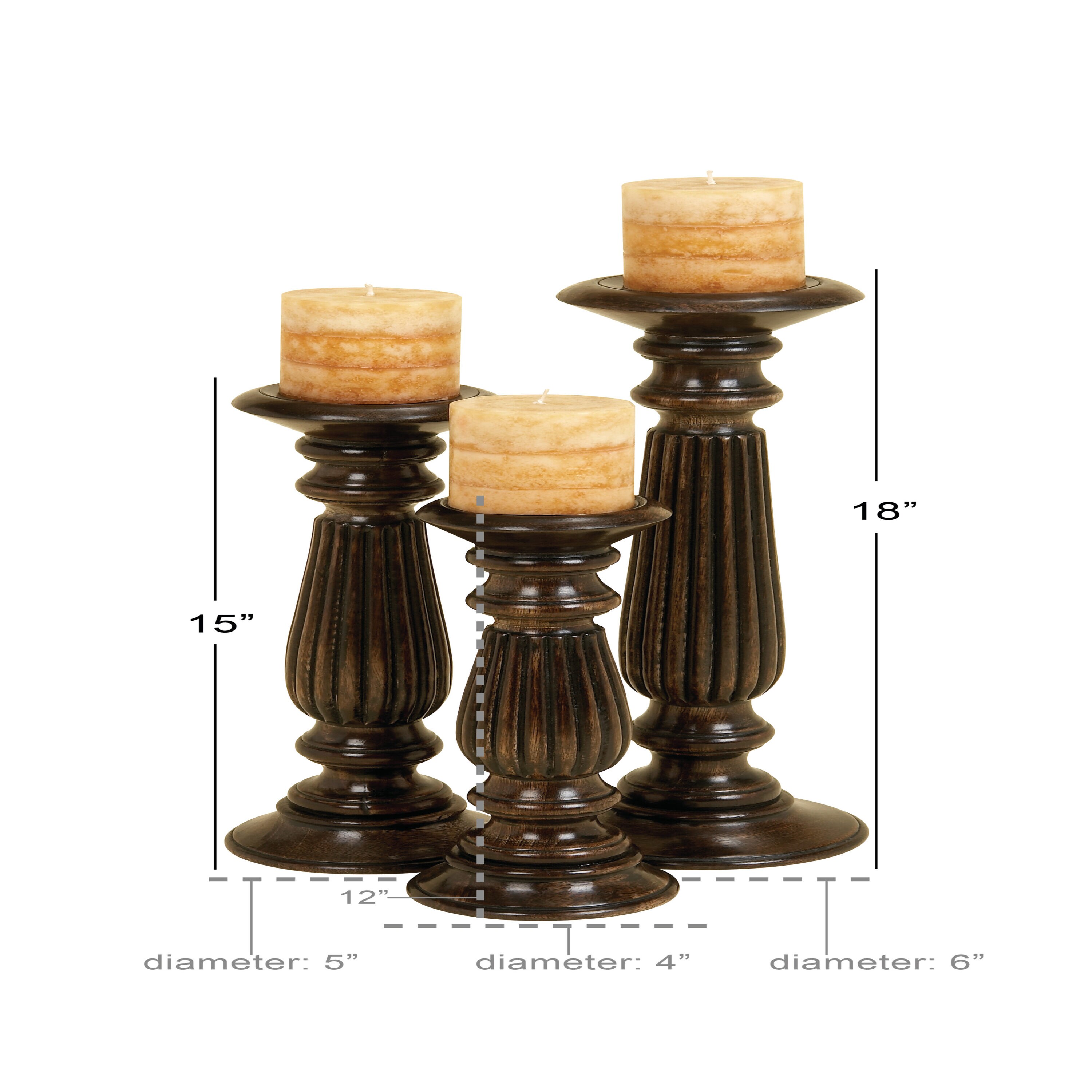 Grayson Lane 51452 Candle-Holders - View #4