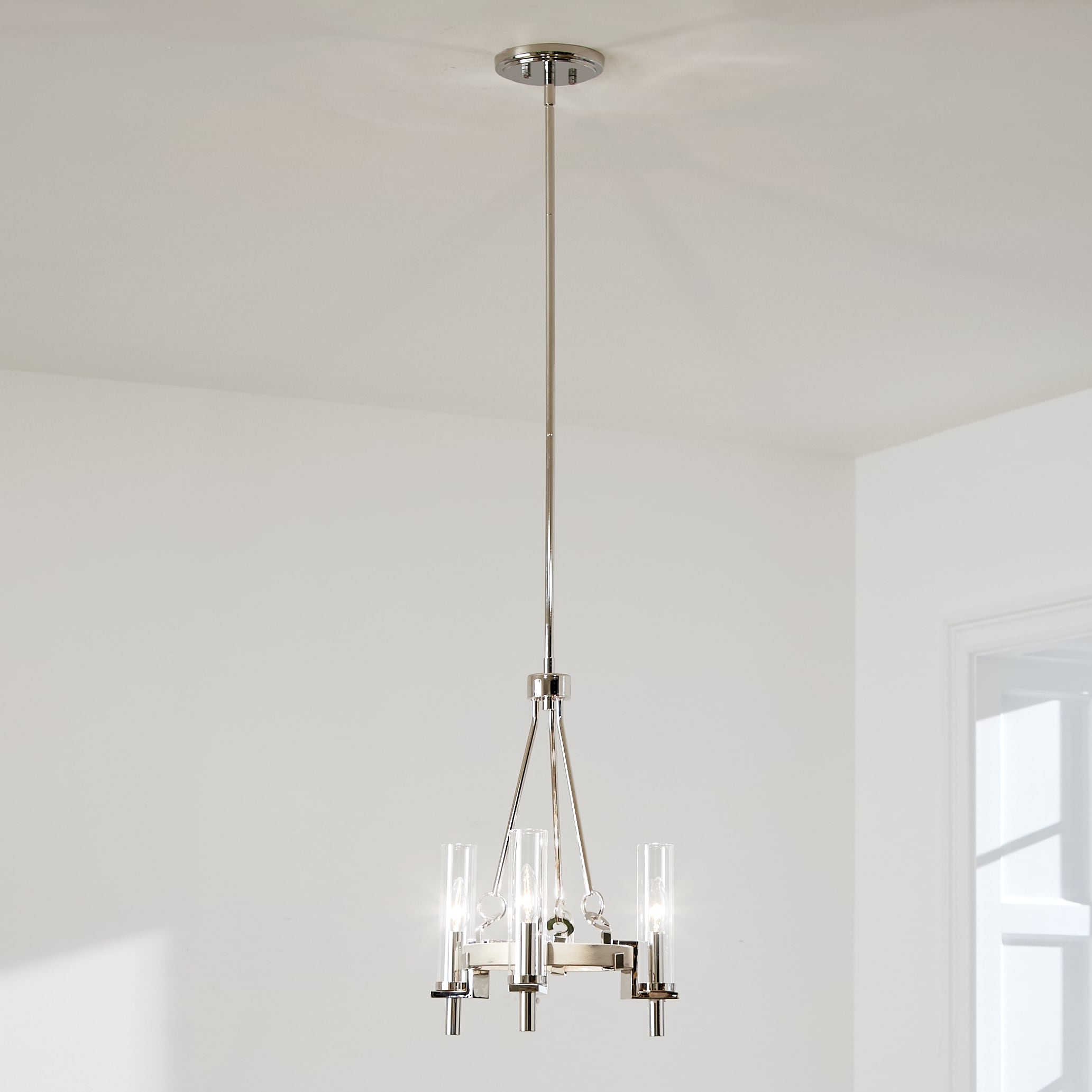 Kichler Telan 3-Light Off-white Farmhouse Chandelier