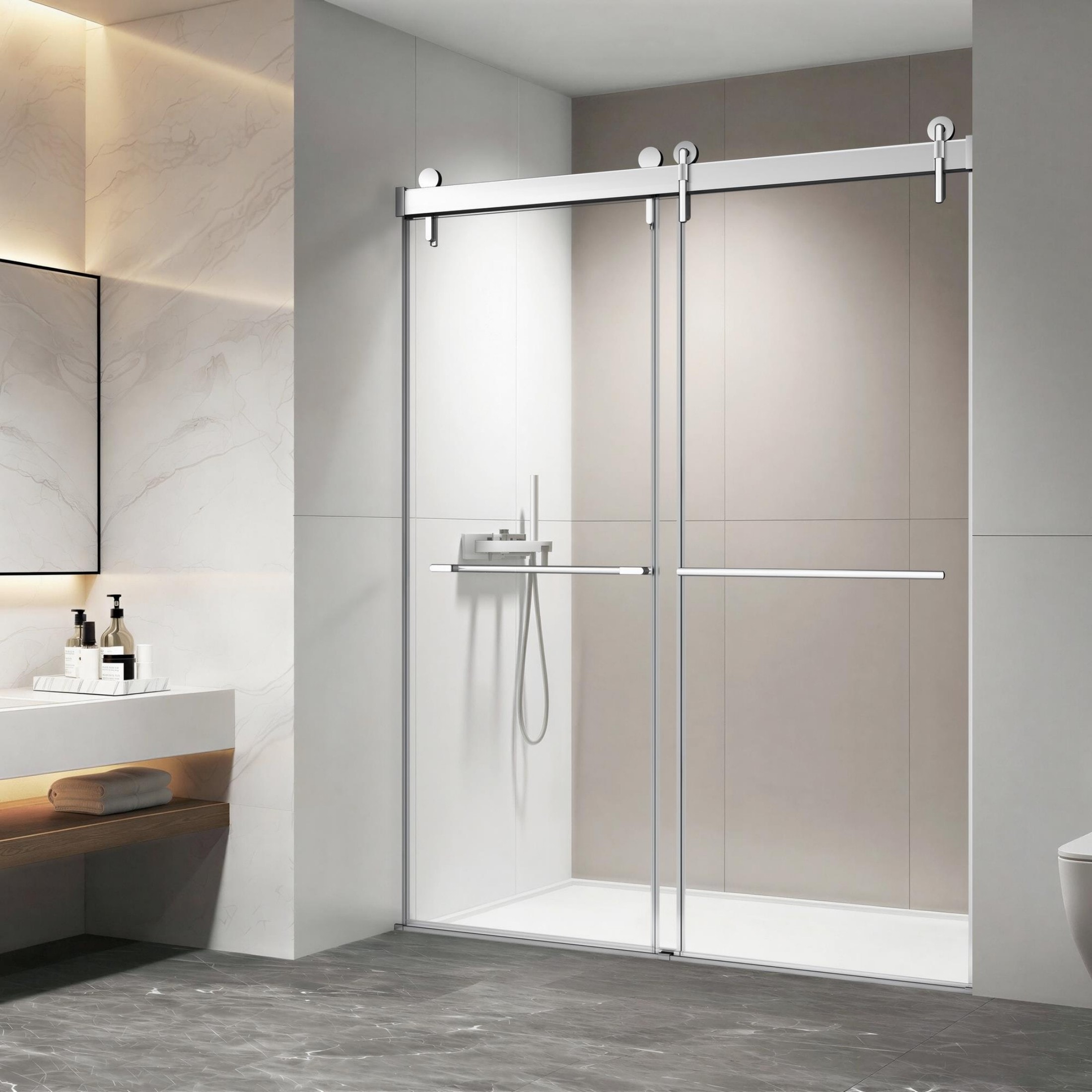 LIVIZA LBTY-VZ66SIL Shower-Doors - View #2