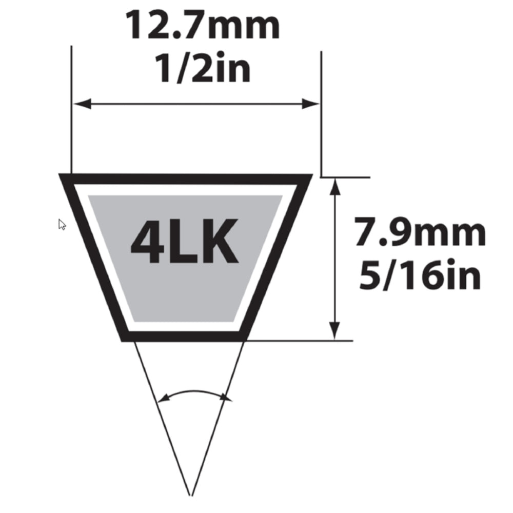 Mitsuboshi 4LK730A Riding-Mower-Belts - View #3