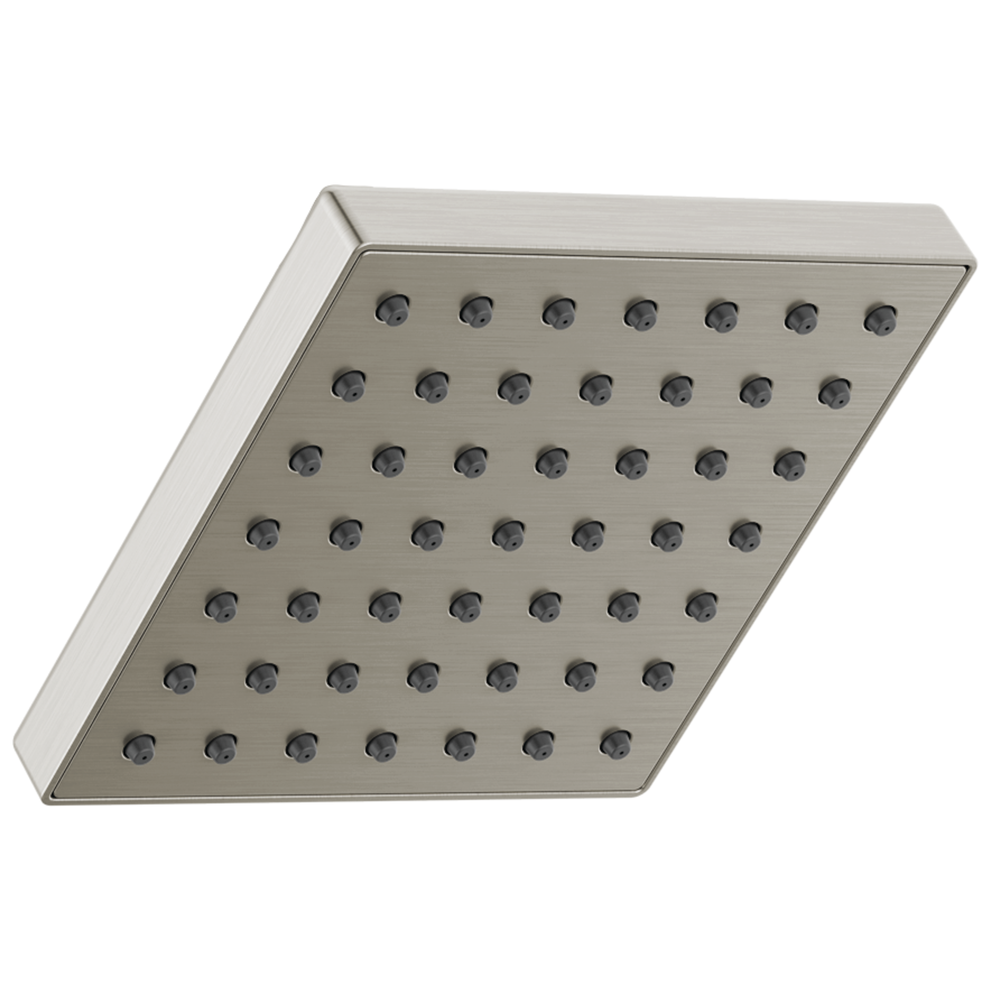 Delta RP101846SS Modern 1.0 -Spray Stainless 5-in Square Fixed High Pressure Shower Head 1.75 GPM