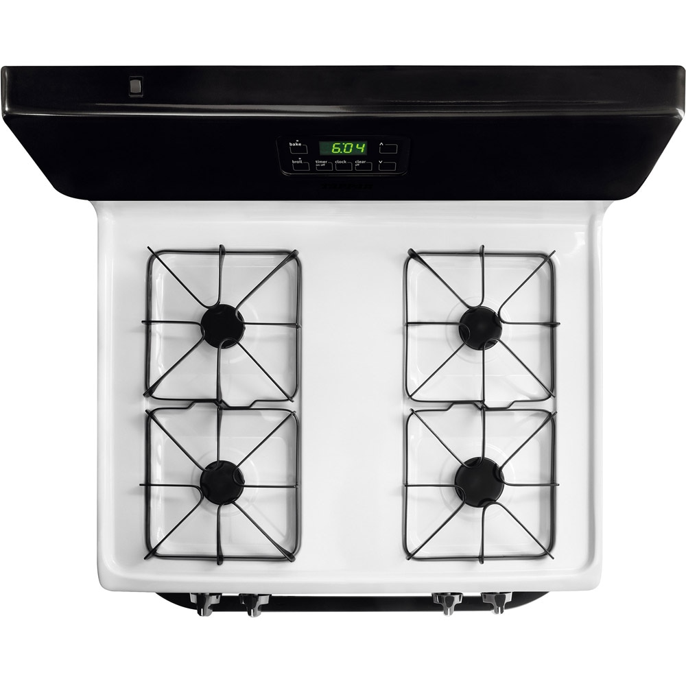Tappan 30in 4 Burners 4.2cu ft Freestanding Natural Gas Range (Black