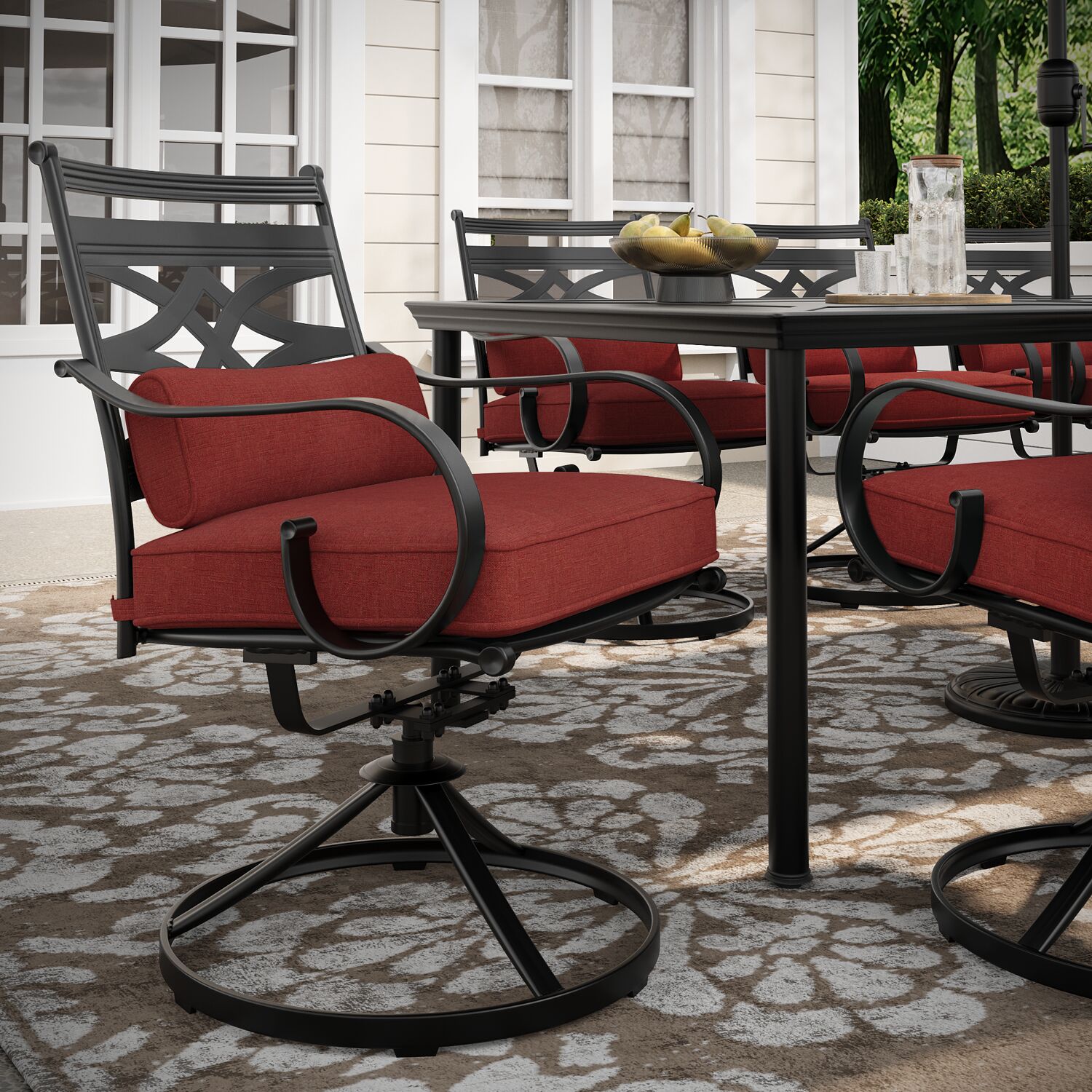 Hanover MCLRDN9PCSW8-SU-C Patio-Dining-Sets - View #12