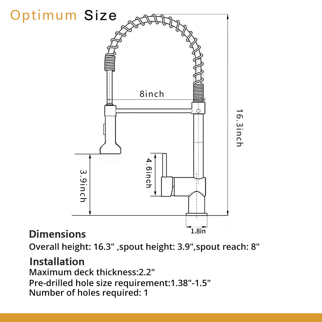 Boyel Living BM289BG-40 Kitchen-Faucets - View #2
