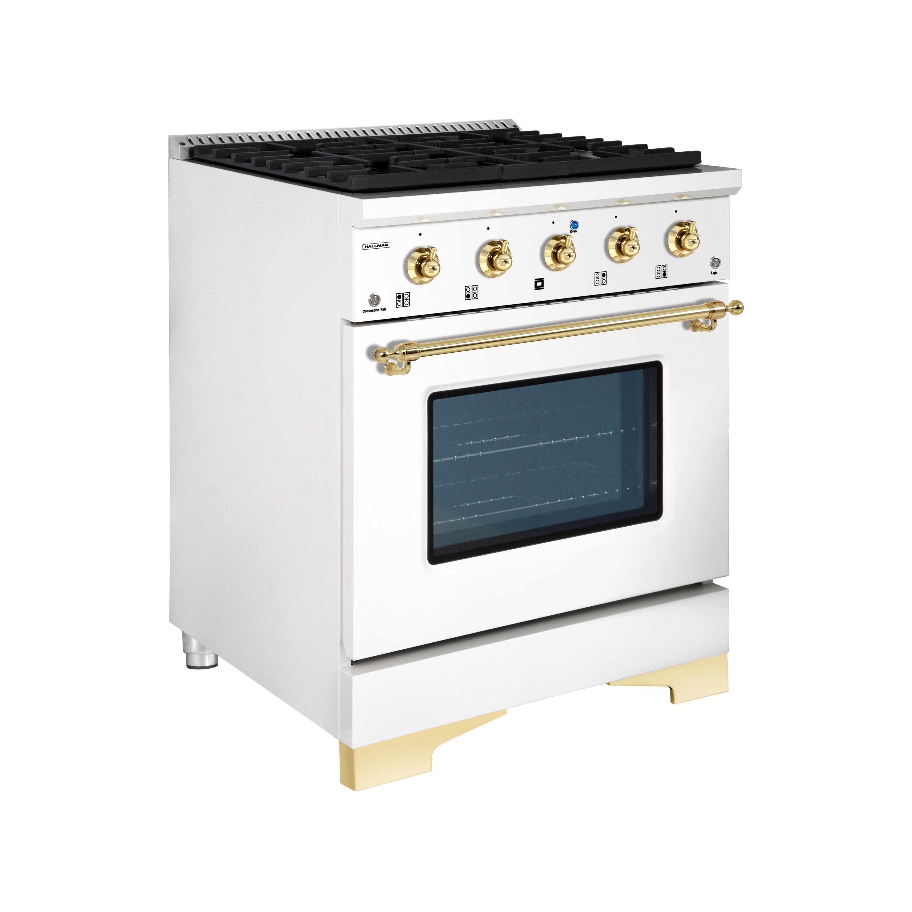 Hallman HCLRG30BSWT Freestanding-Gas-Ranges - View #3