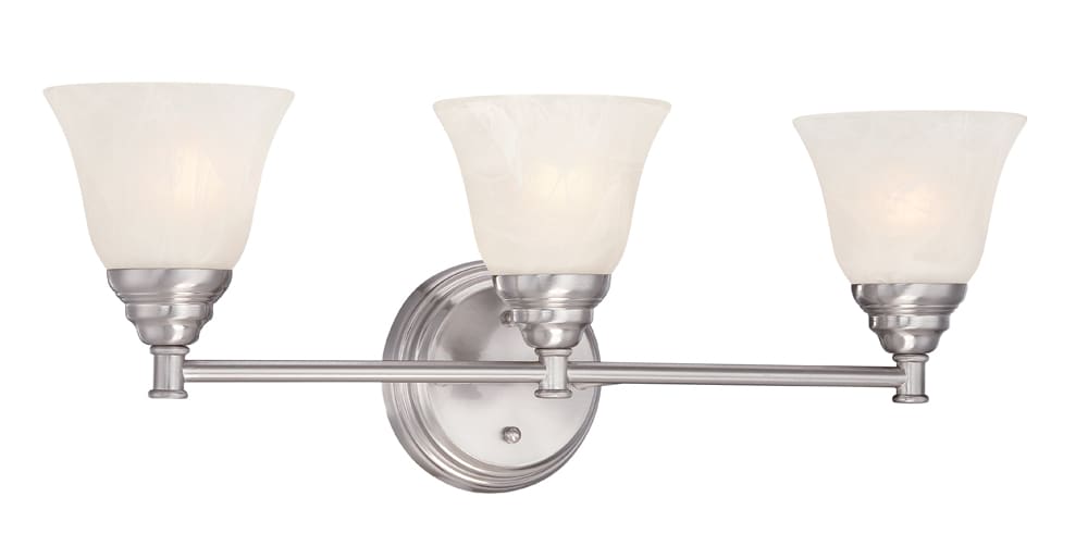 Designers Fountain 85103-SP Kendall 5.75-in 3-Light Gray Transitional Vanity Light
